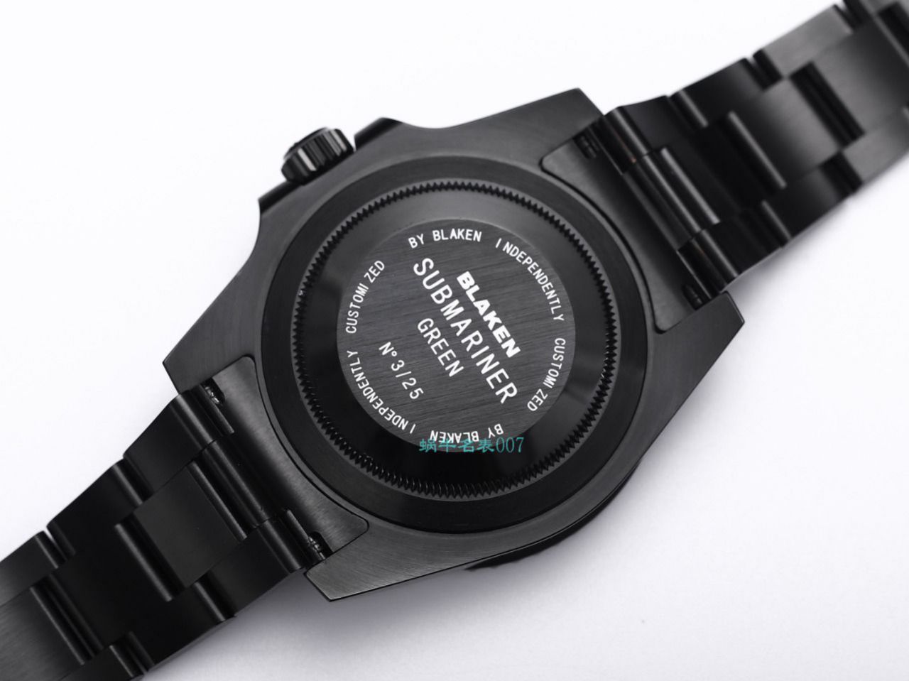V9 Factory  Rolex 水鬼 top 复刻手表BLAKEN  SUBMARINER  DATE LV官方同款曜黑改装版 / R670