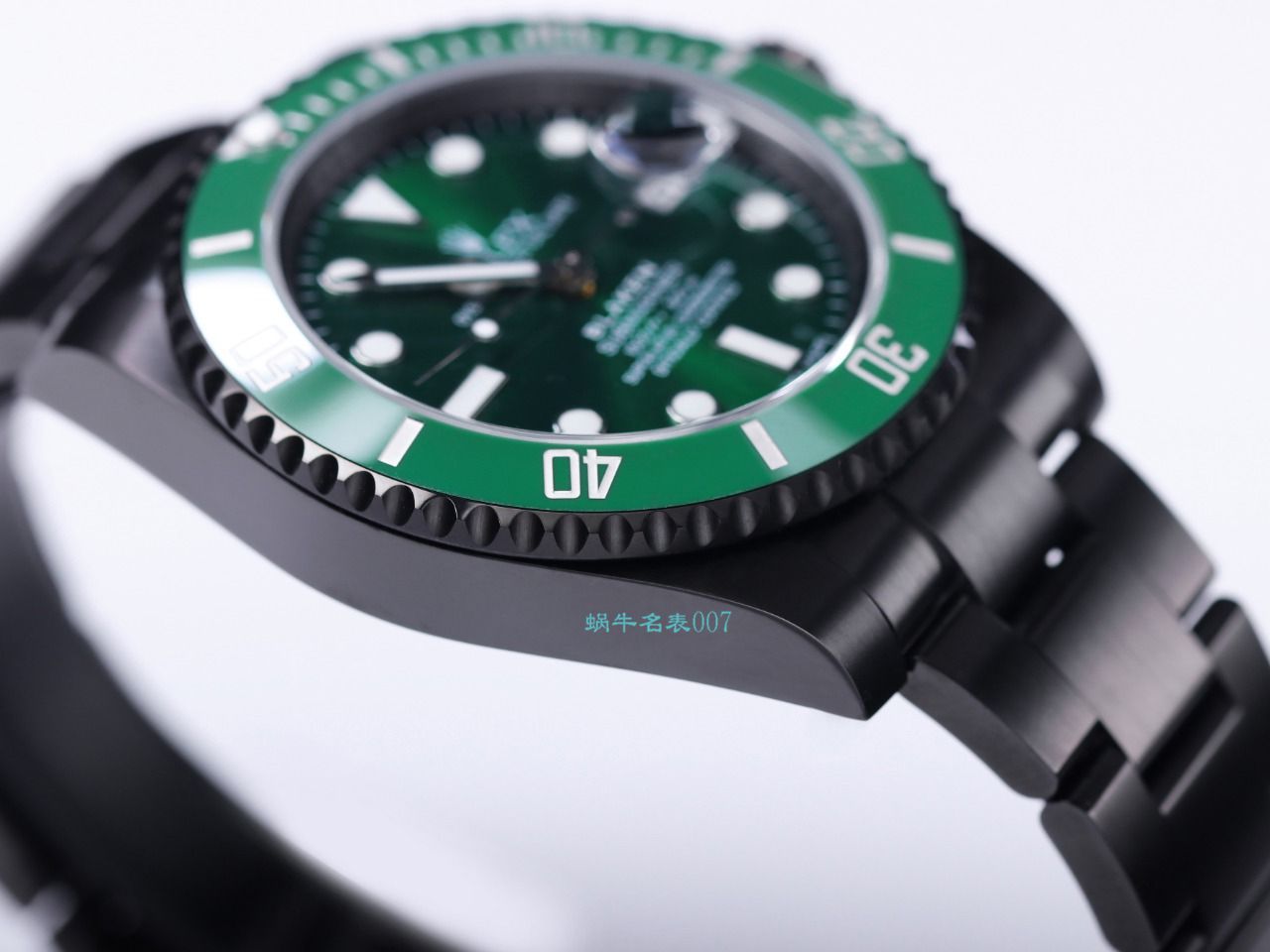 V9 Factory  Rolex 水鬼 top 复刻手表BLAKEN  SUBMARINER  DATE LV官方同款曜黑改装版 / R670