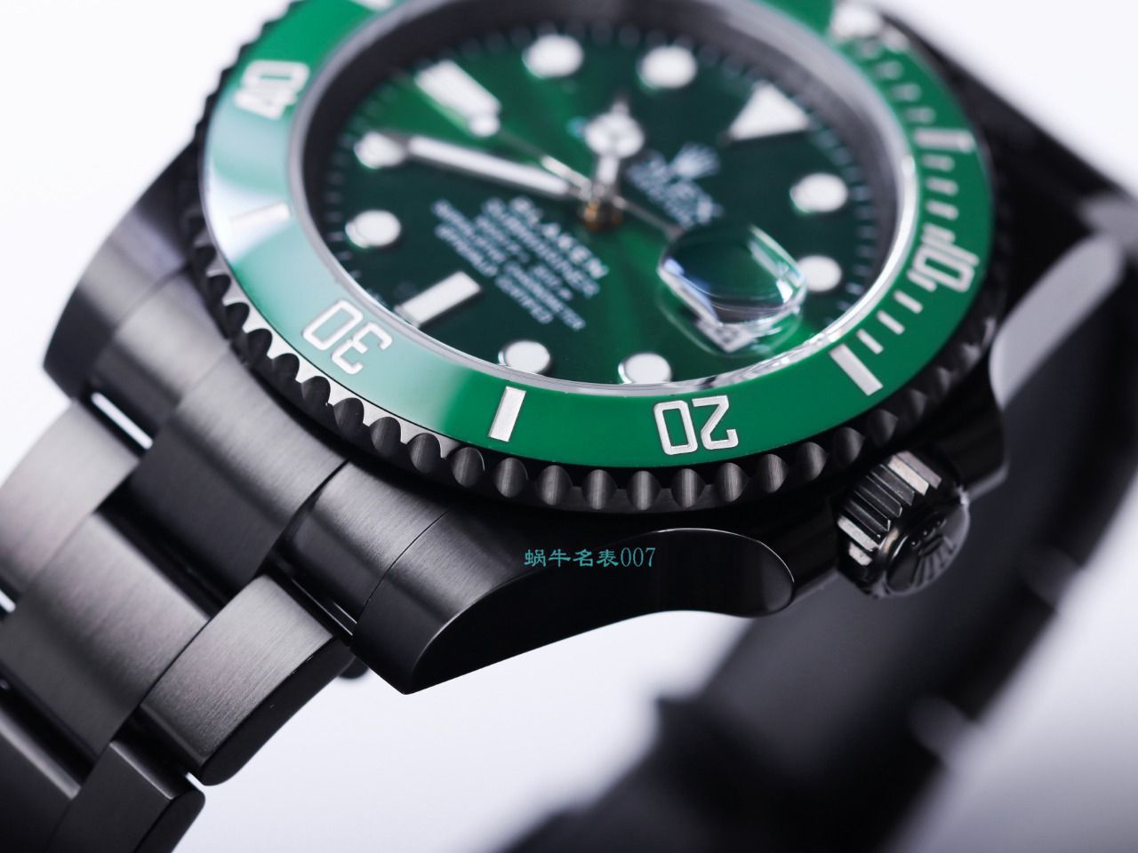 V9 Factory  Rolex 水鬼 top 复刻手表BLAKEN  SUBMARINER  DATE LV官方同款曜黑改装版 / R670