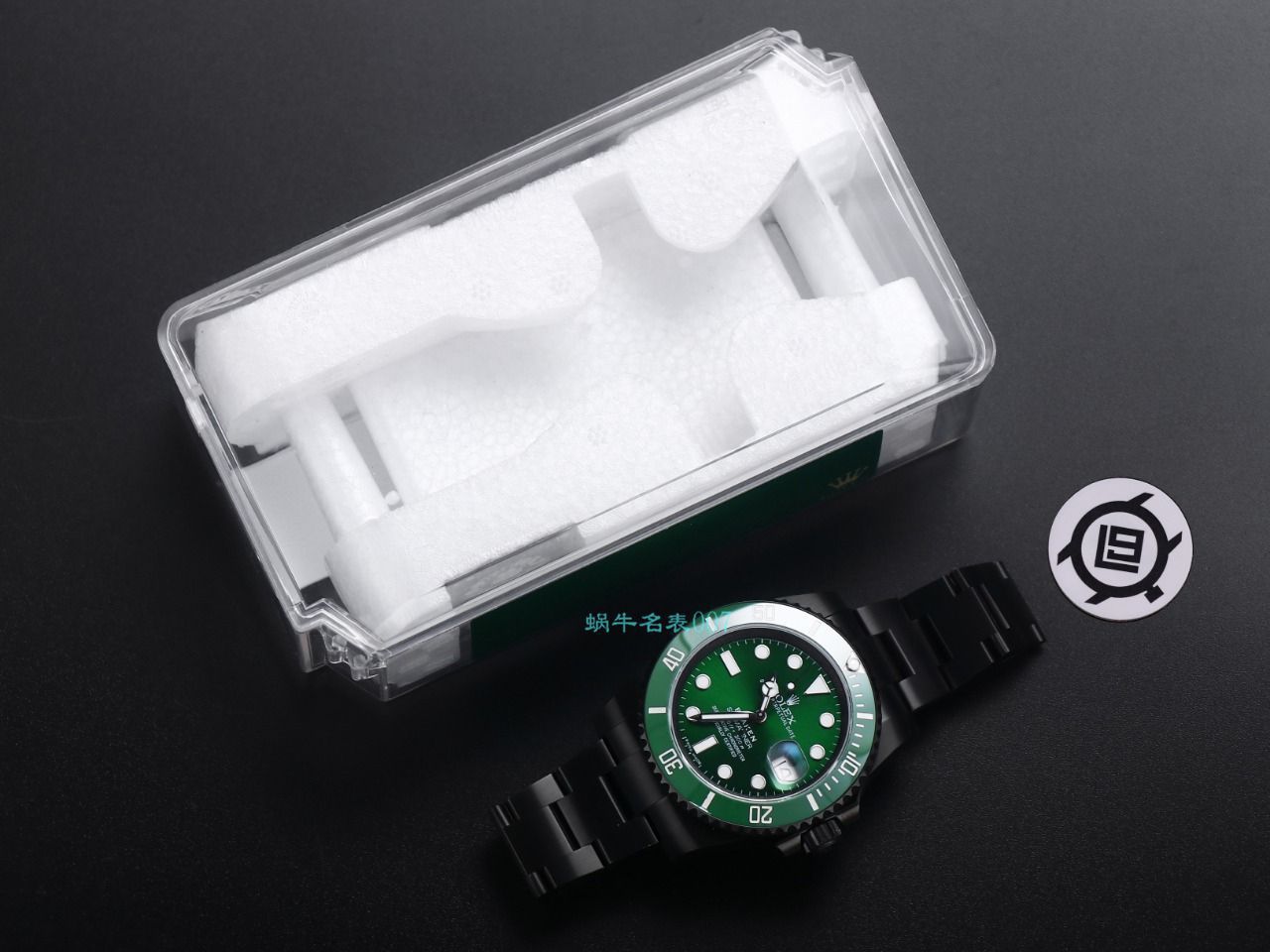V9 Factory  Rolex 水鬼 top 复刻手表BLAKEN  SUBMARINER  DATE LV官方同款曜黑改装版 / R670
