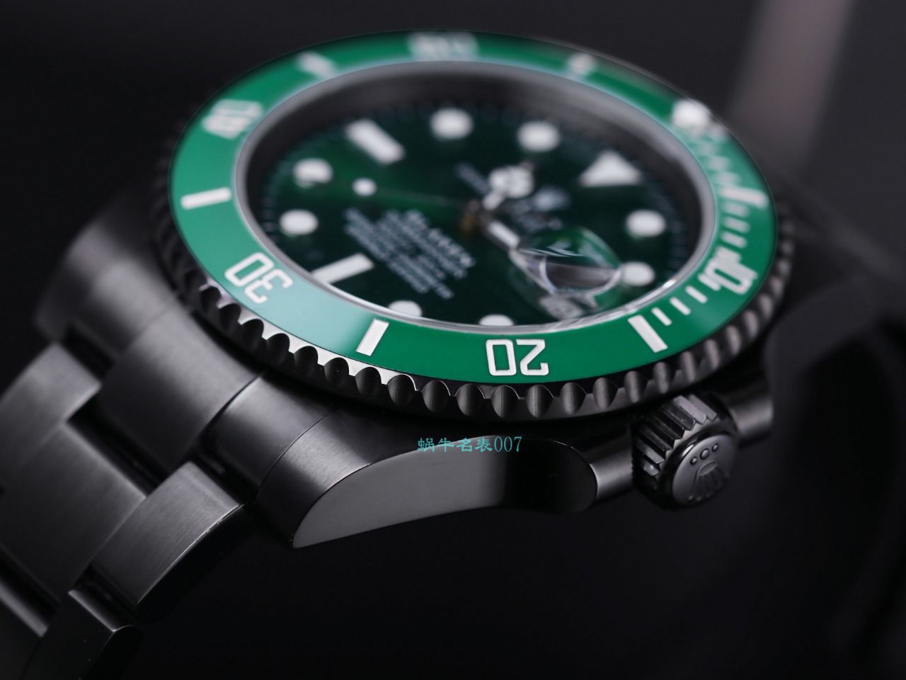 V9 Factory  Rolex 水鬼 top 复刻手表BLAKEN  SUBMARINER  DATE LV官方同款曜黑改装版 / R670