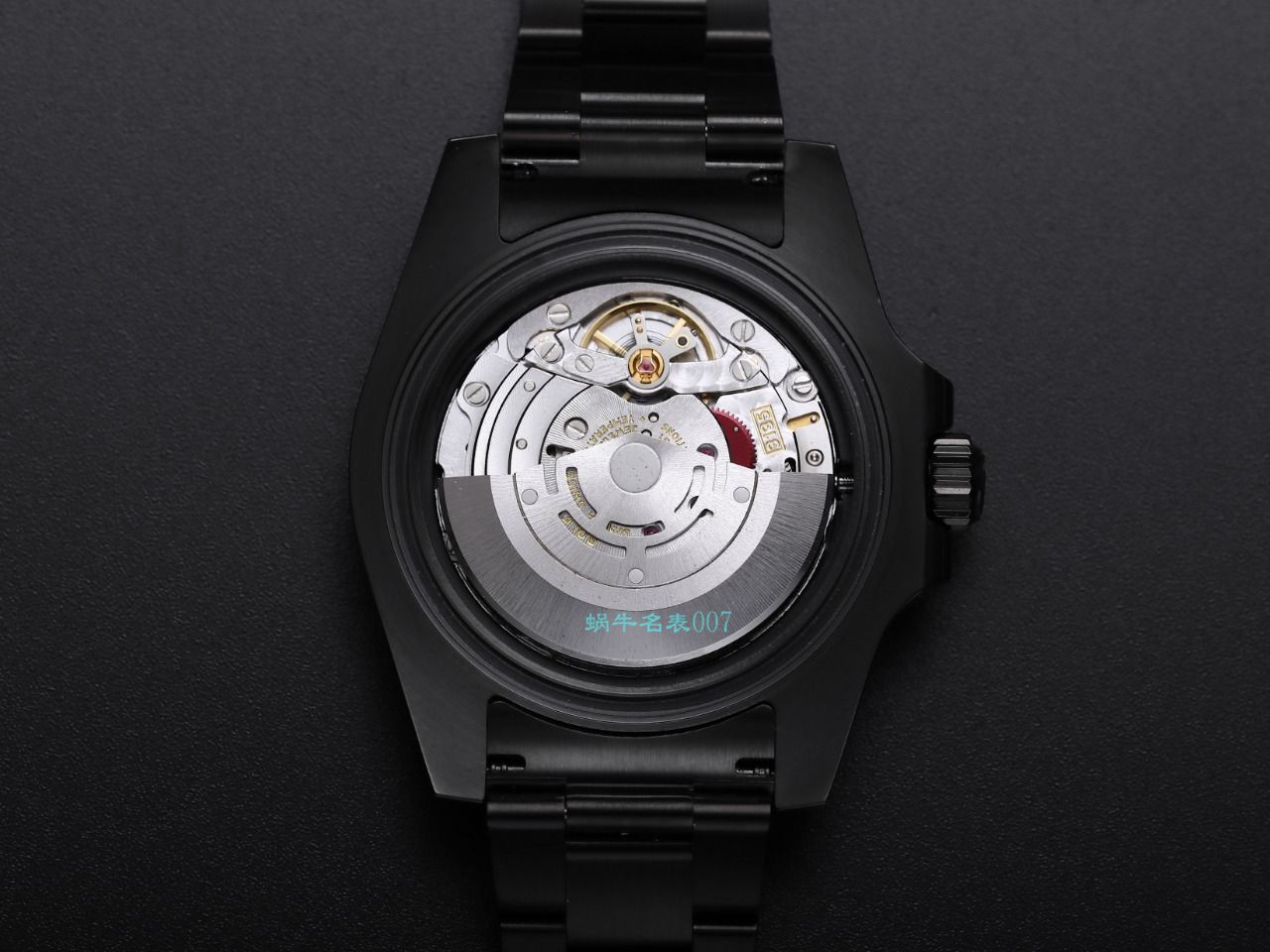 V9 Factory  Rolex 水鬼 top 复刻手表BLAKEN  SUBMARINER  DATE LV官方同款曜黑改装版 / R670