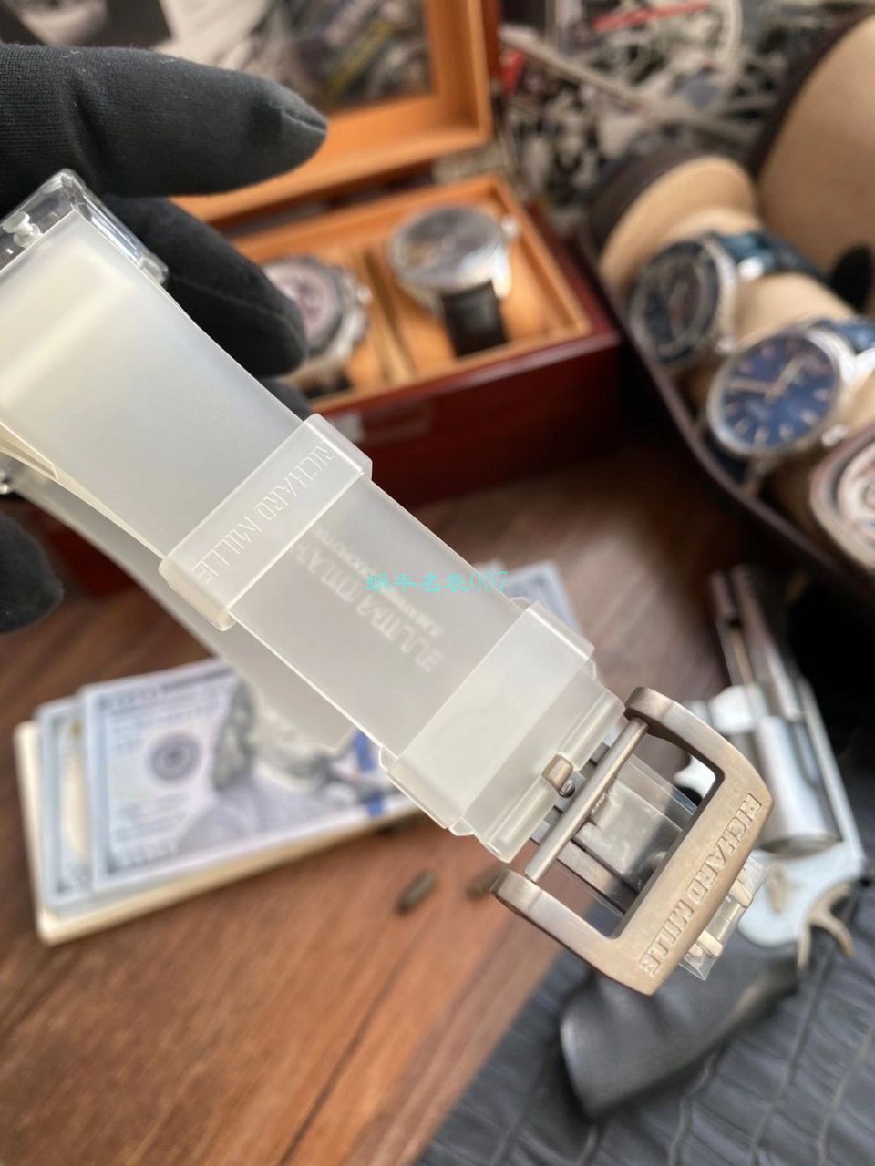 【 Video analysis 】EUR  Factory  RICHARD MILLE  Tourbillon RM056，RM 56-02雪琉璃全透明1比1高仿手表 / RM 56-02EUR