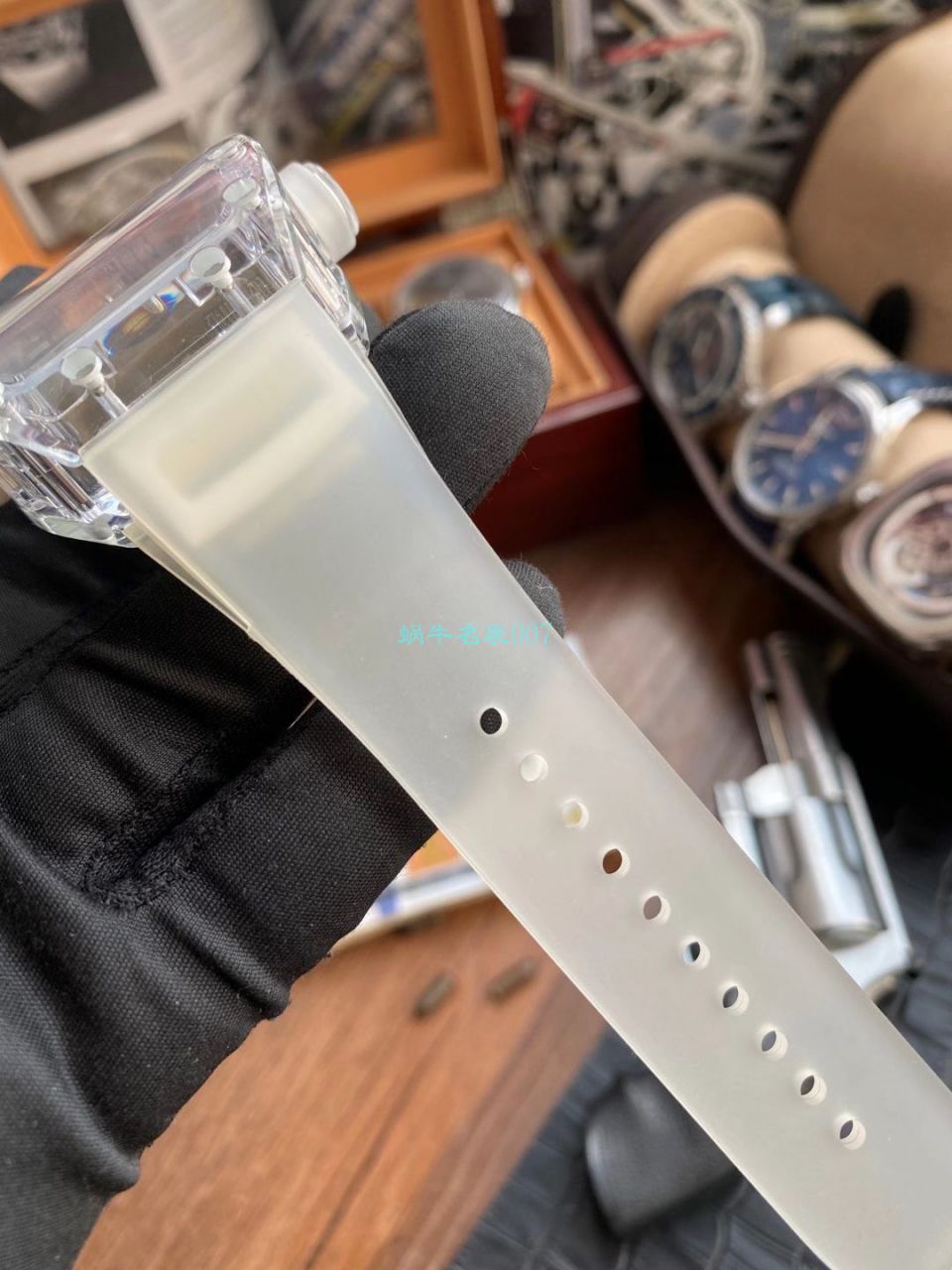 【 Video analysis 】EUR  Factory  RICHARD MILLE  Tourbillon RM056，RM 56-02雪琉璃全透明1比1高仿手表 / RM 56-02EUR