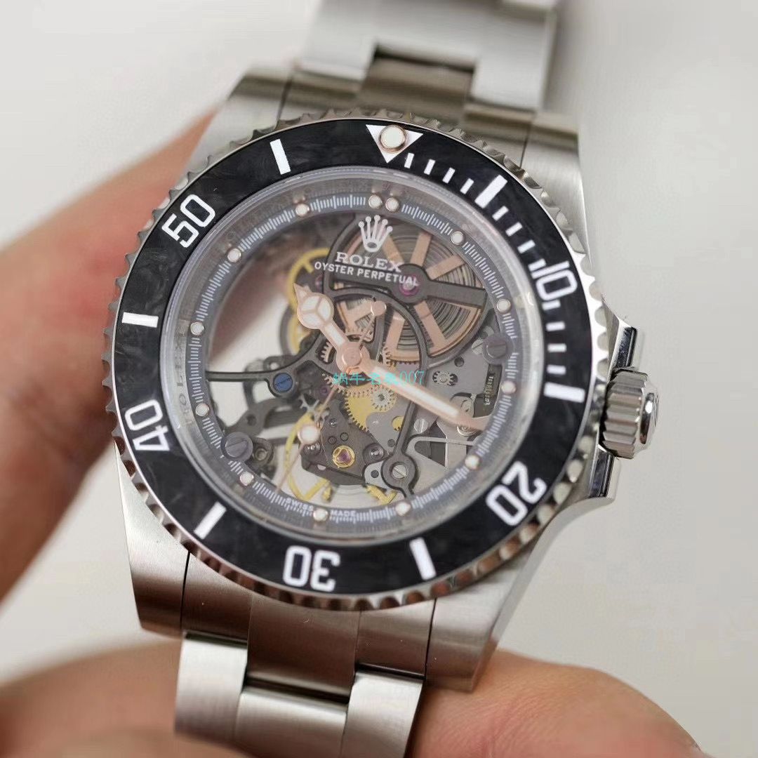 【 Video analysis 】WWF Factory  top 复刻 Rolex 全镂空改装 Submariner 116610手表 / R671