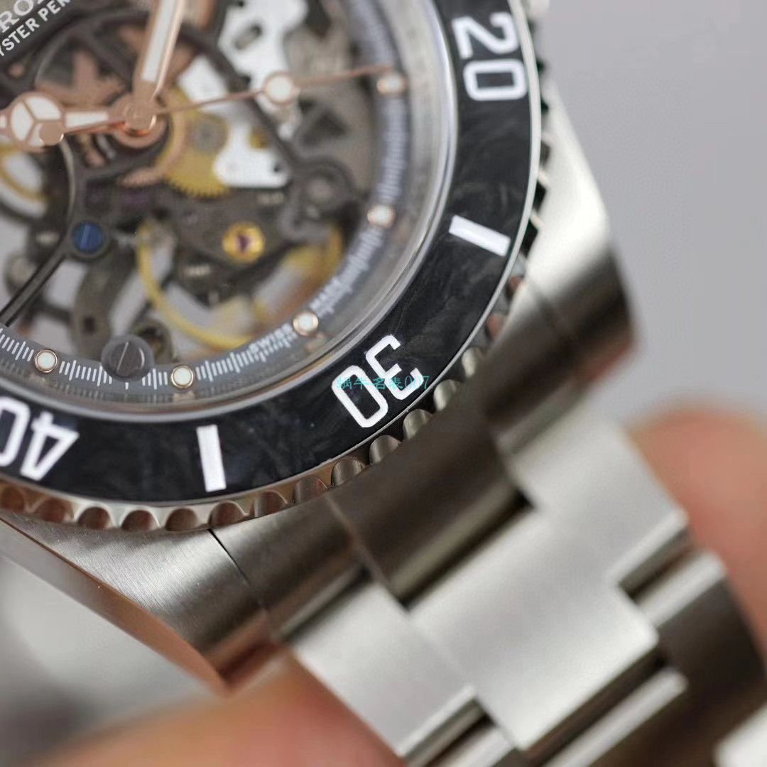 【 Video analysis 】WWF Factory  top 复刻 Rolex 全镂空改装 Submariner 116610手表 / R671
