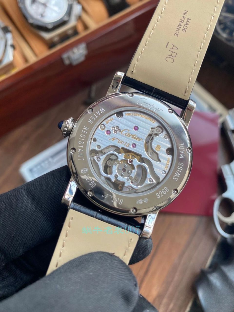 【评测视频】BBR Factory  Cartier  ROTONDE DE  Cartier  1比1高仿 Tourbillon 手表W1556215 wrist watch  / K317