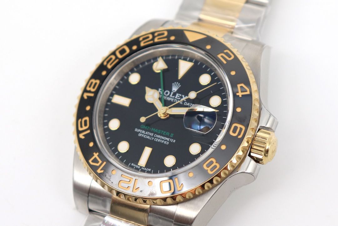 【 Video analysis 】AR Factory 1比1高仿 Rolex 间金 GMT MASTER II手表116713-LN-78203 wrist watch  / R676
