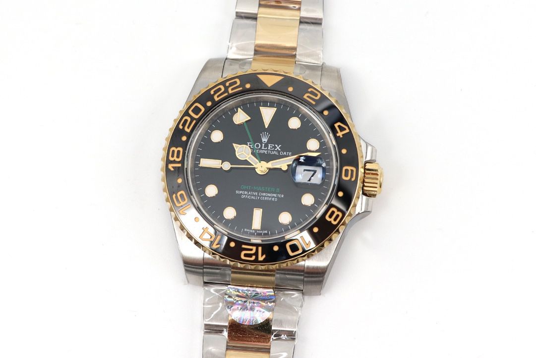 【 Video analysis 】AR Factory 1比1高仿 Rolex 间金 GMT MASTER II手表116713-LN-78203 wrist watch  / R676