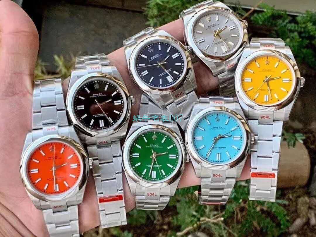 EW Factory 2020新款 Rolex  oyster perpetual 动型41系列1比1高仿手表m124300-0007，m124300-0004，m124300-0006 / R673