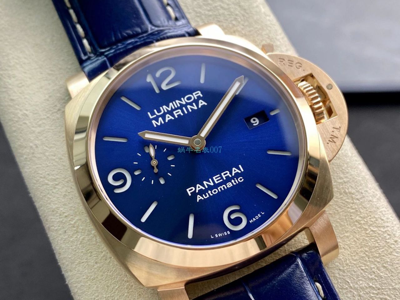 VS Factory Panerai 1比1高仿手表LUMINOR庐米诺红金PAM01112 wrist watch  / VSPAM01112