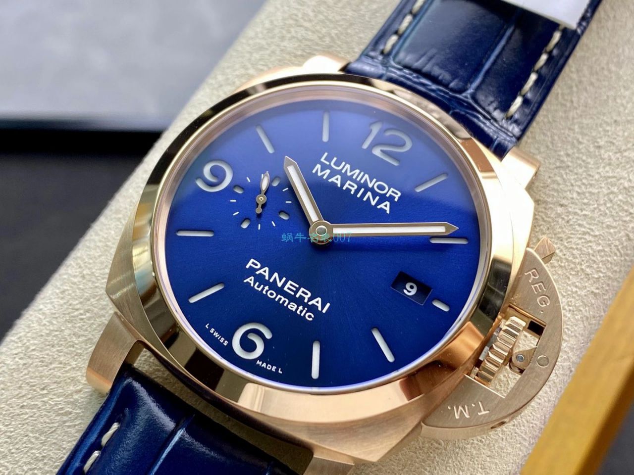 VS Factory Panerai 1比1高仿手表LUMINOR庐米诺红金PAM01112 wrist watch  / VSPAM01112