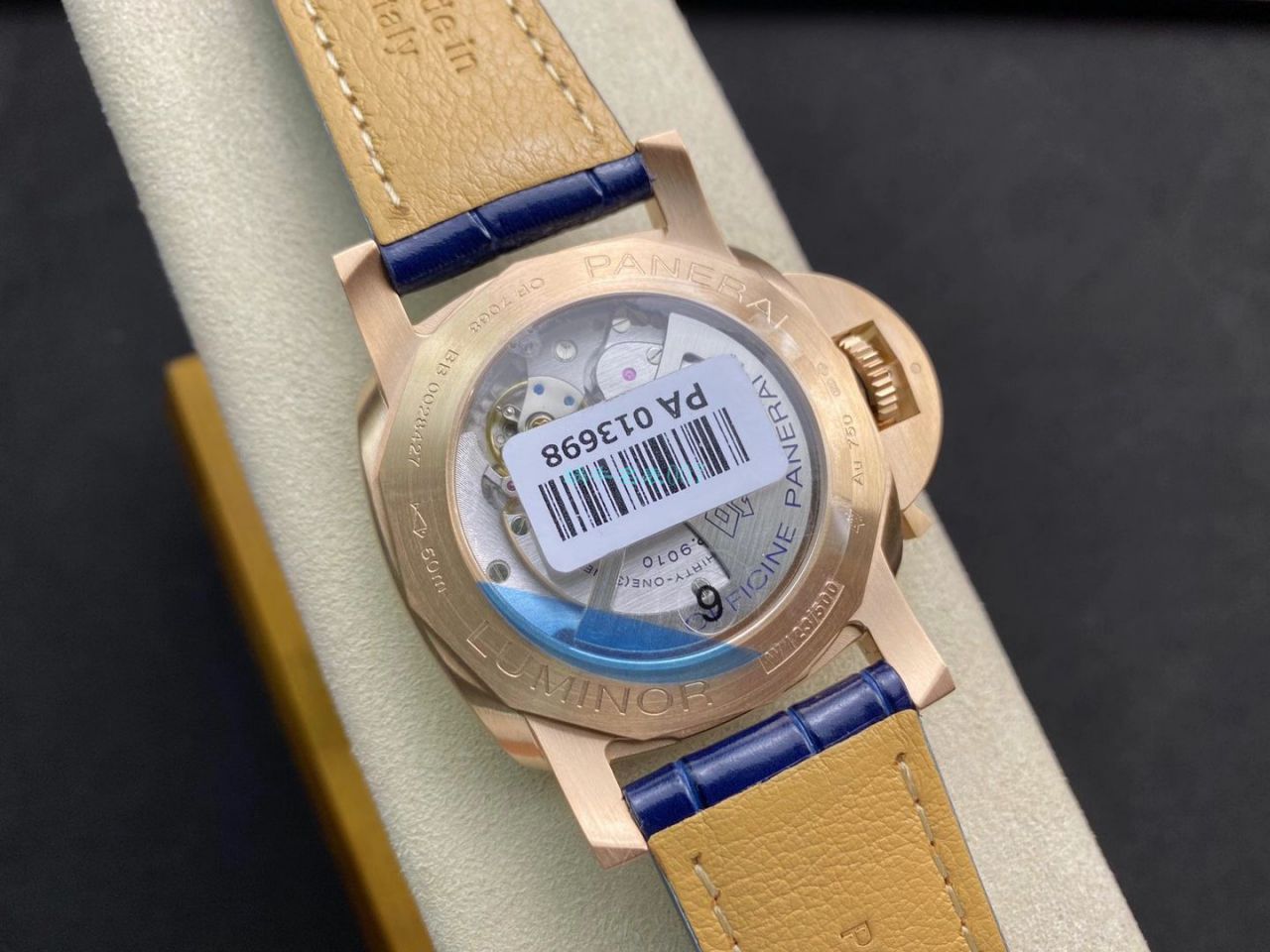 VS Factory Panerai 1比1高仿手表LUMINOR庐米诺红金PAM01112 wrist watch  / VSPAM01112