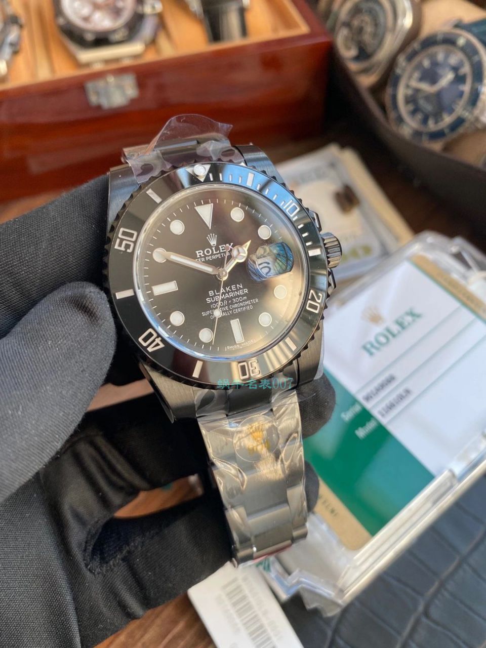 V6 Factory 魔改装 Rolex  Submariner 暗夜黑特别版复刻高仿BLAKEN 116610LN SUBMARINER DATE手表 / R672