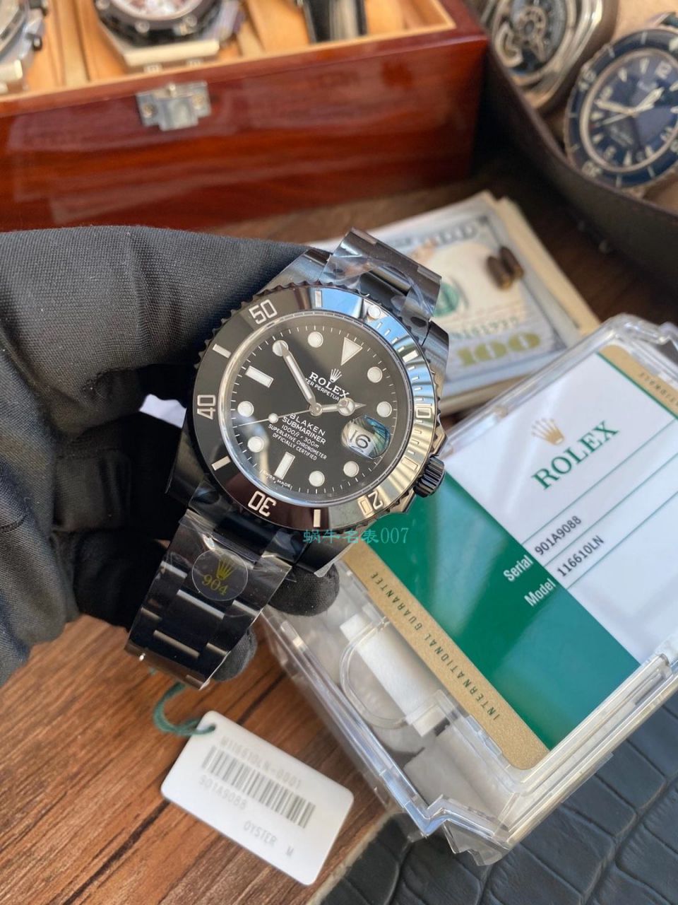 V6 Factory 魔改装 Rolex  Submariner 暗夜黑特别版复刻高仿BLAKEN 116610LN SUBMARINER DATE手表 / R672