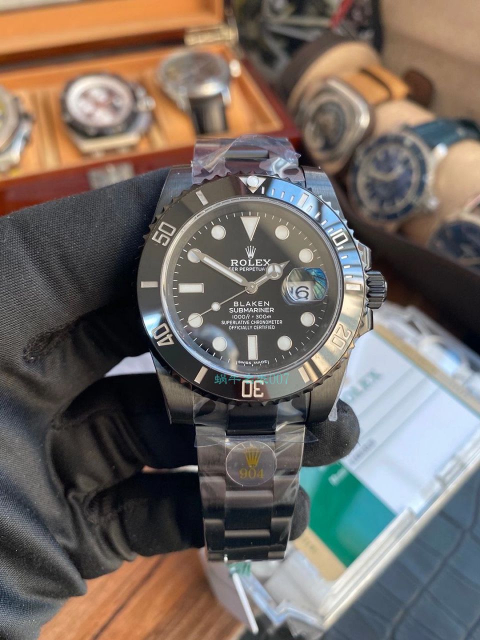 V6 Factory 魔改装 Rolex  Submariner 暗夜黑特别版复刻高仿BLAKEN 116610LN SUBMARINER DATE手表 / R672