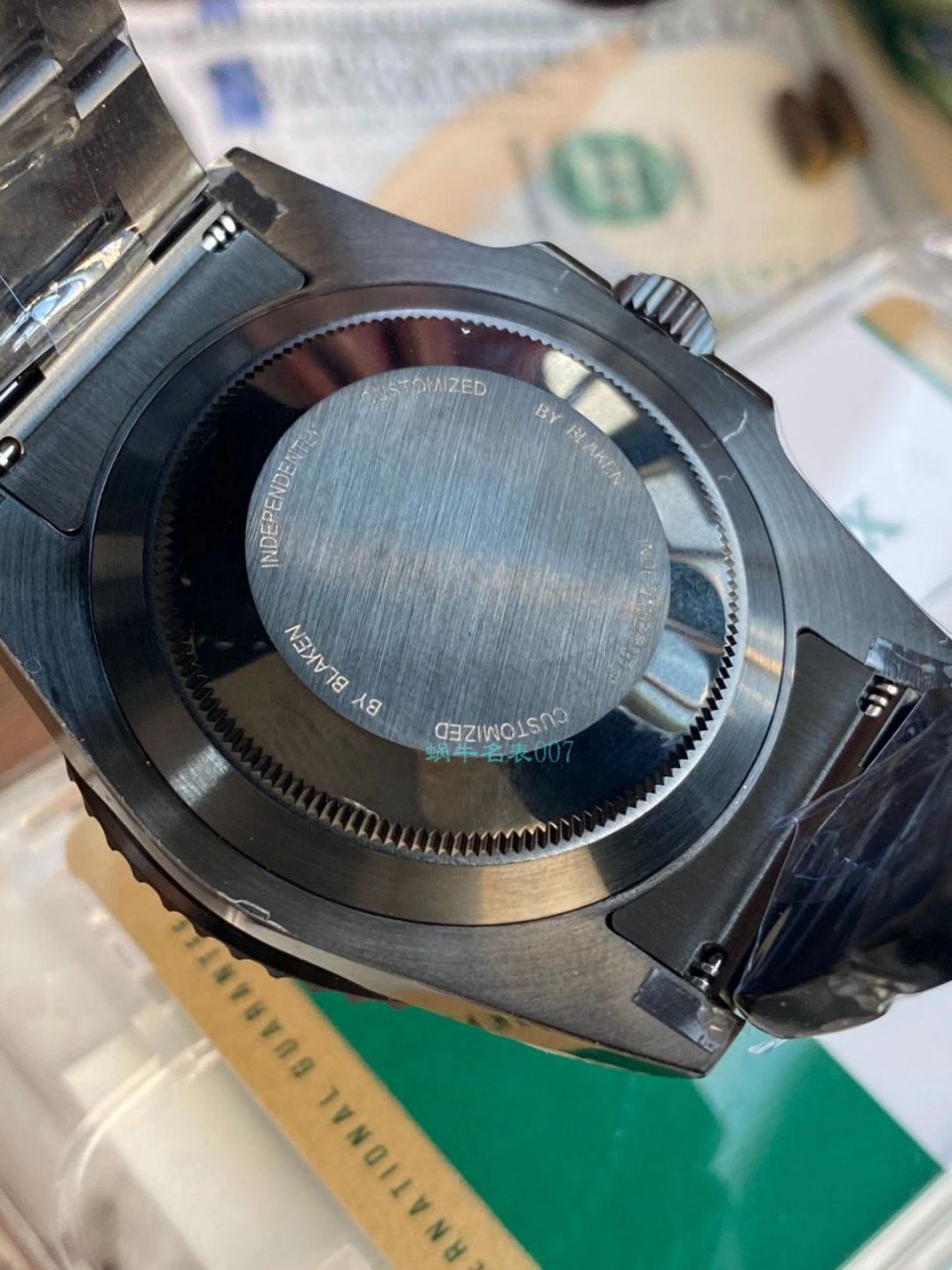 V6 Factory 魔改装 Rolex  Submariner 暗夜黑特别版复刻高仿BLAKEN 116610LN SUBMARINER DATE手表 / R672