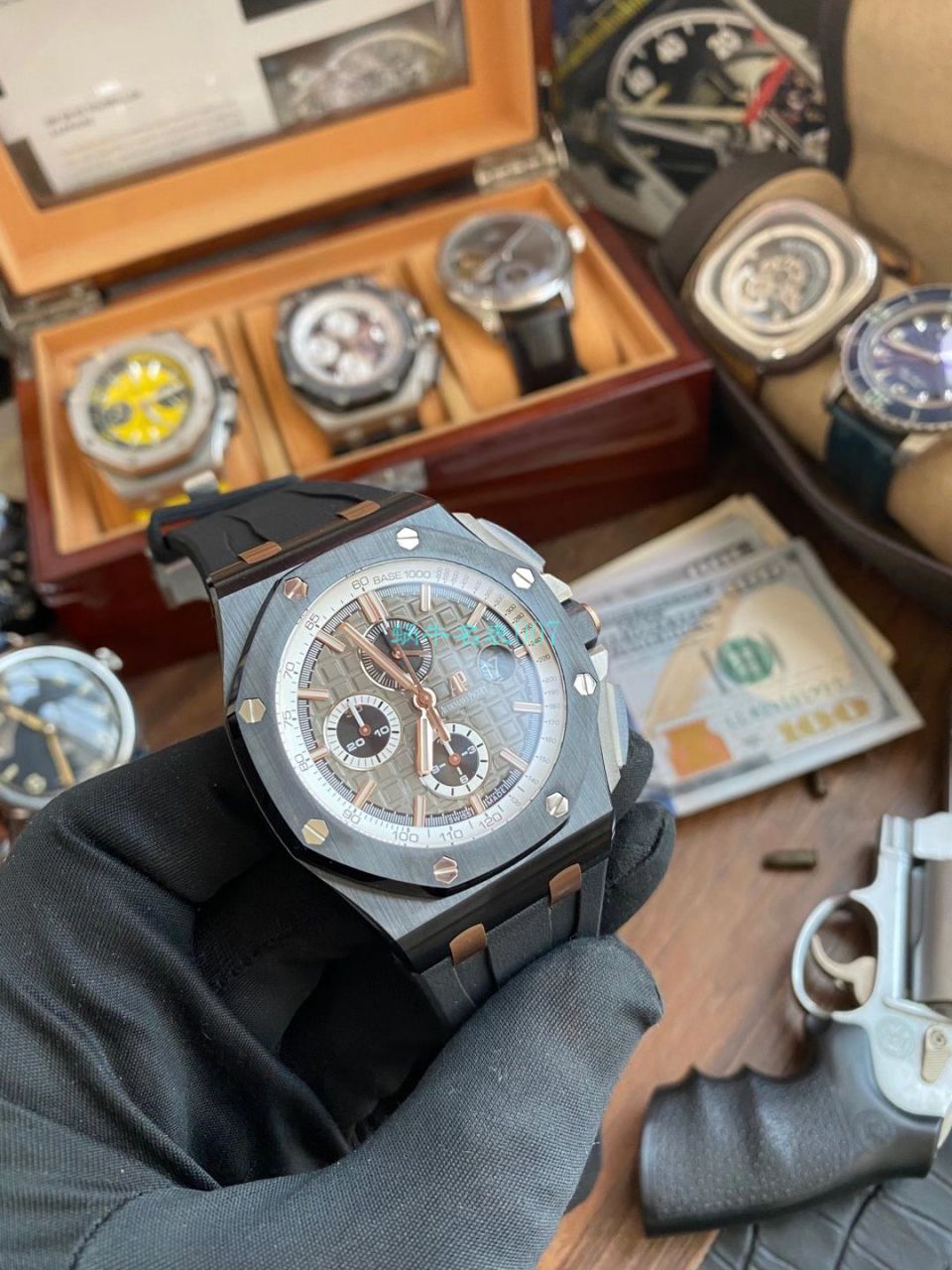 【 Video analysis 】JF Factory Audemars Piguet  Royal Oak Offshore 复刻高仿柏林勃兰登堡门26415CE.OO.A002CA.01 wrist watch  / AP221