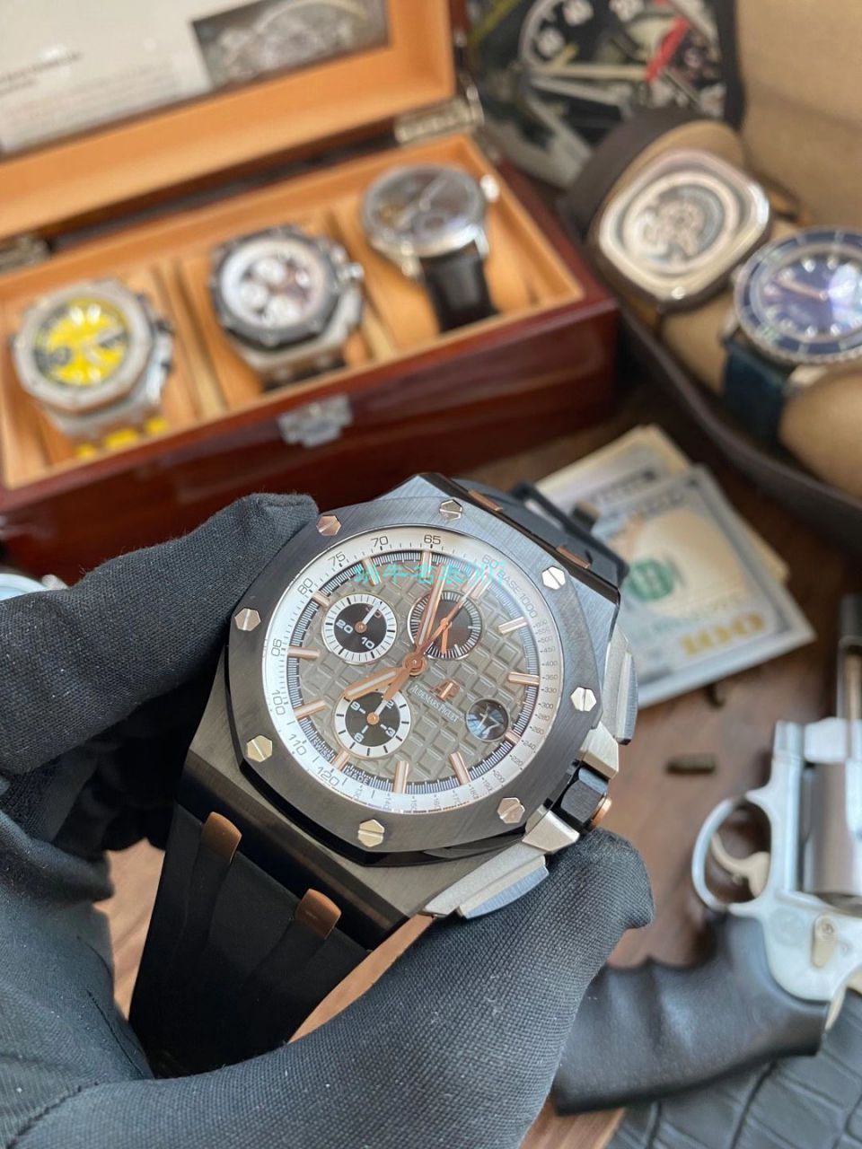 【 Video analysis 】JF Factory Audemars Piguet  Royal Oak Offshore 复刻高仿柏林勃兰登堡门26415CE.OO.A002CA.01 wrist watch  / AP221