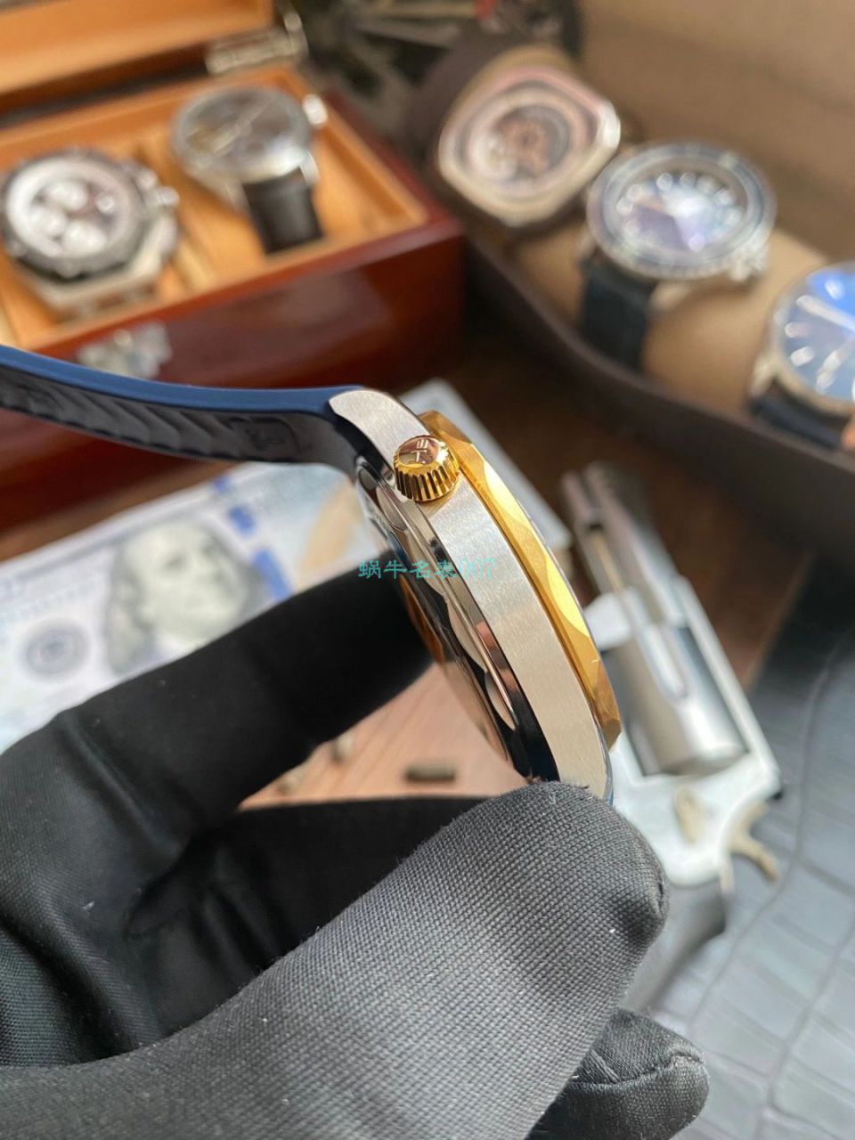 VS Factory OMEGA Seamaster 300米间黄金蓝盘1比1超A复刻手表210.22.42.20.03.001 wrist watch  / VS781