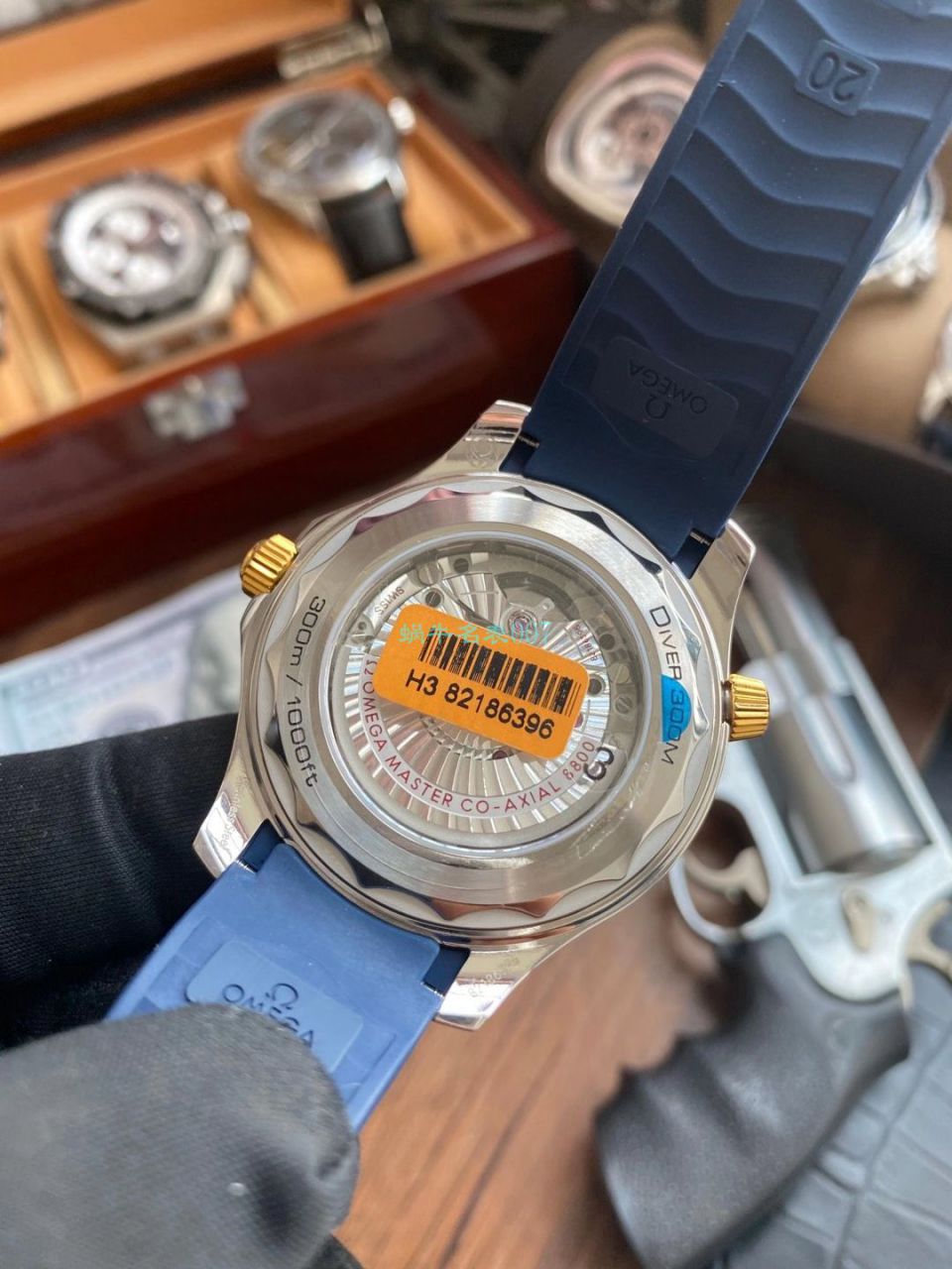 VS Factory OMEGA Seamaster 300米间黄金蓝盘1比1超A复刻手表210.22.42.20.03.001 wrist watch  / VS781