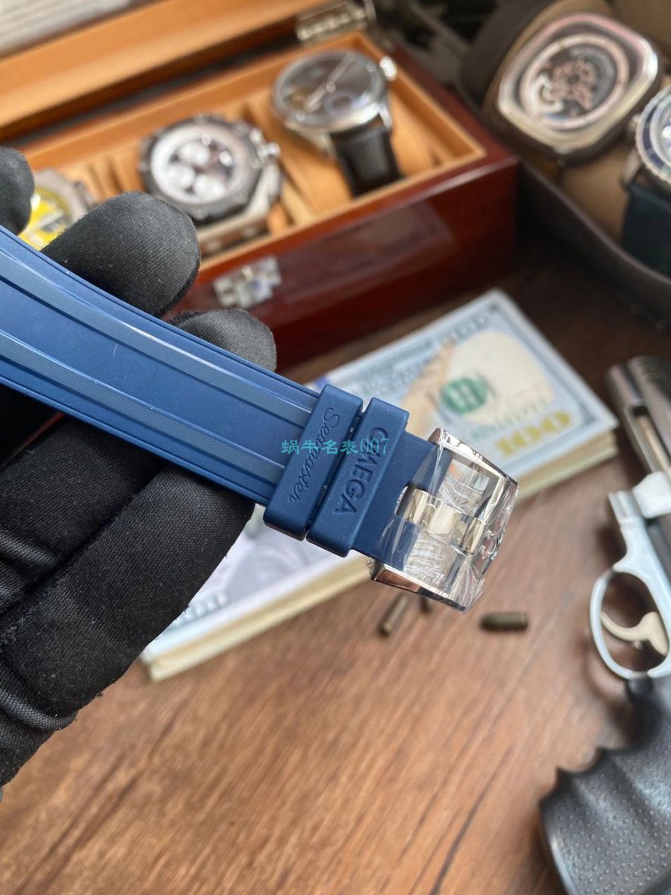 VS Factory OMEGA Seamaster 300米间黄金蓝盘1比1超A复刻手表210.22.42.20.03.001 wrist watch  / VS781