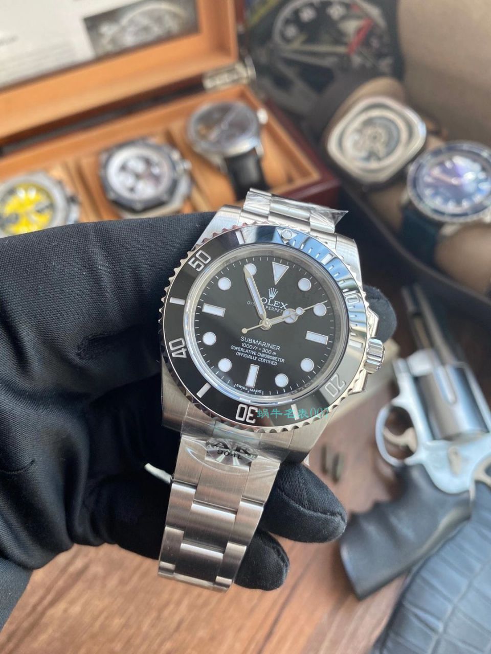 AR Factory  Rolex  Submariner 型1比1高仿手表无日历无历 Submariner 114060-97200 黑盘 wrist watch  / R677