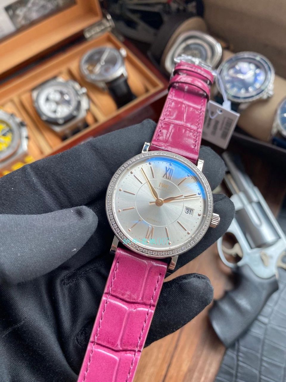 V7 Factory  IWC 柏涛菲诺女装1比1复刻高仿手表IW458112 wrist watch  / WG586