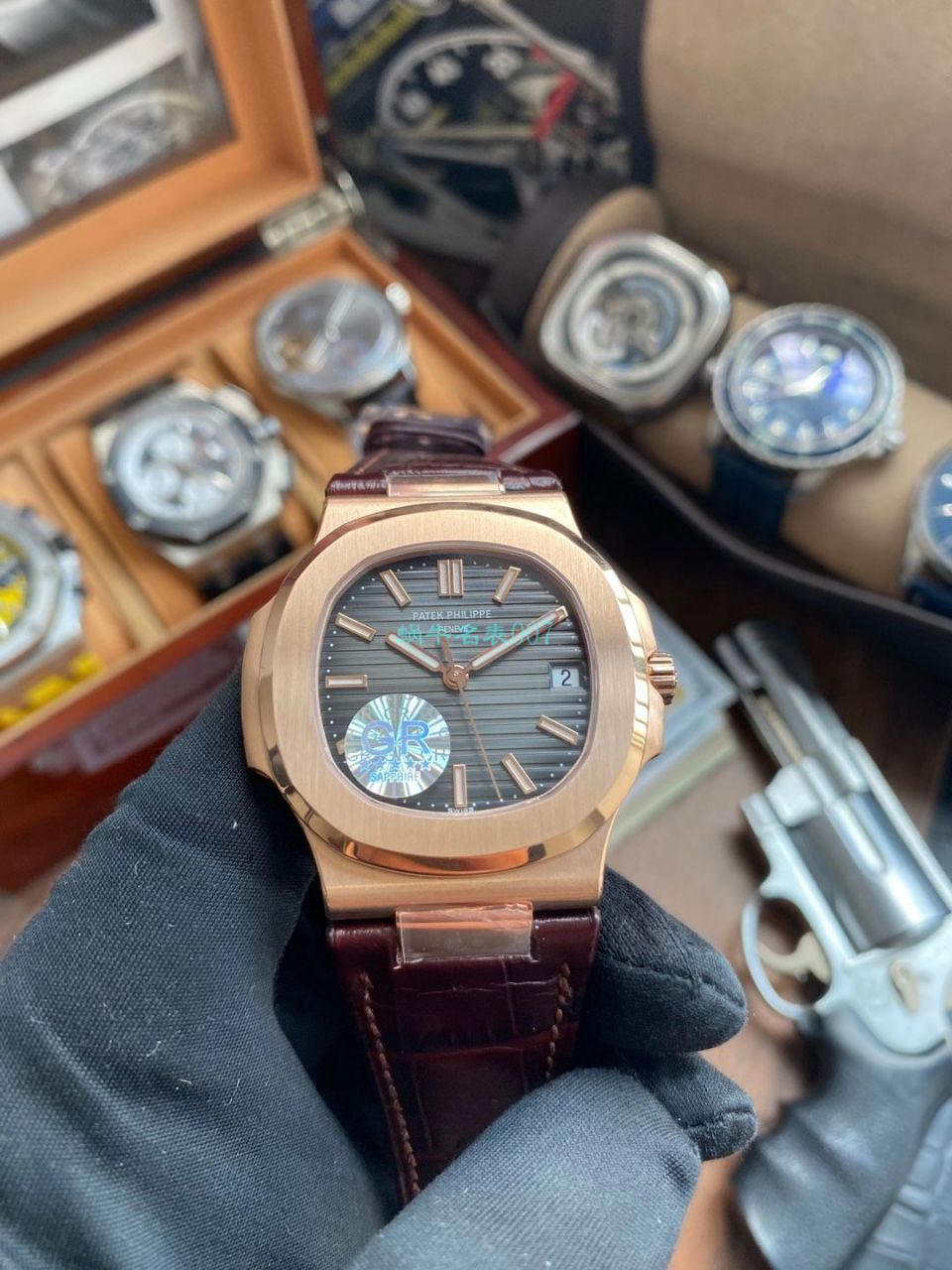GR Factory V2版本1比1超A复刻高仿手表 PATEK PHILIPPE  Nautilus 5711/1A-011 wrist watch  / BD353