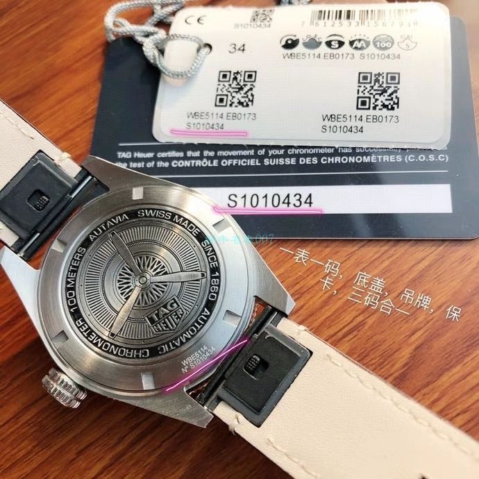  TAG Heuer TAG HEUER AUTAVIA渠道原单WBE5114.EB0173 wrist watch  / TG110