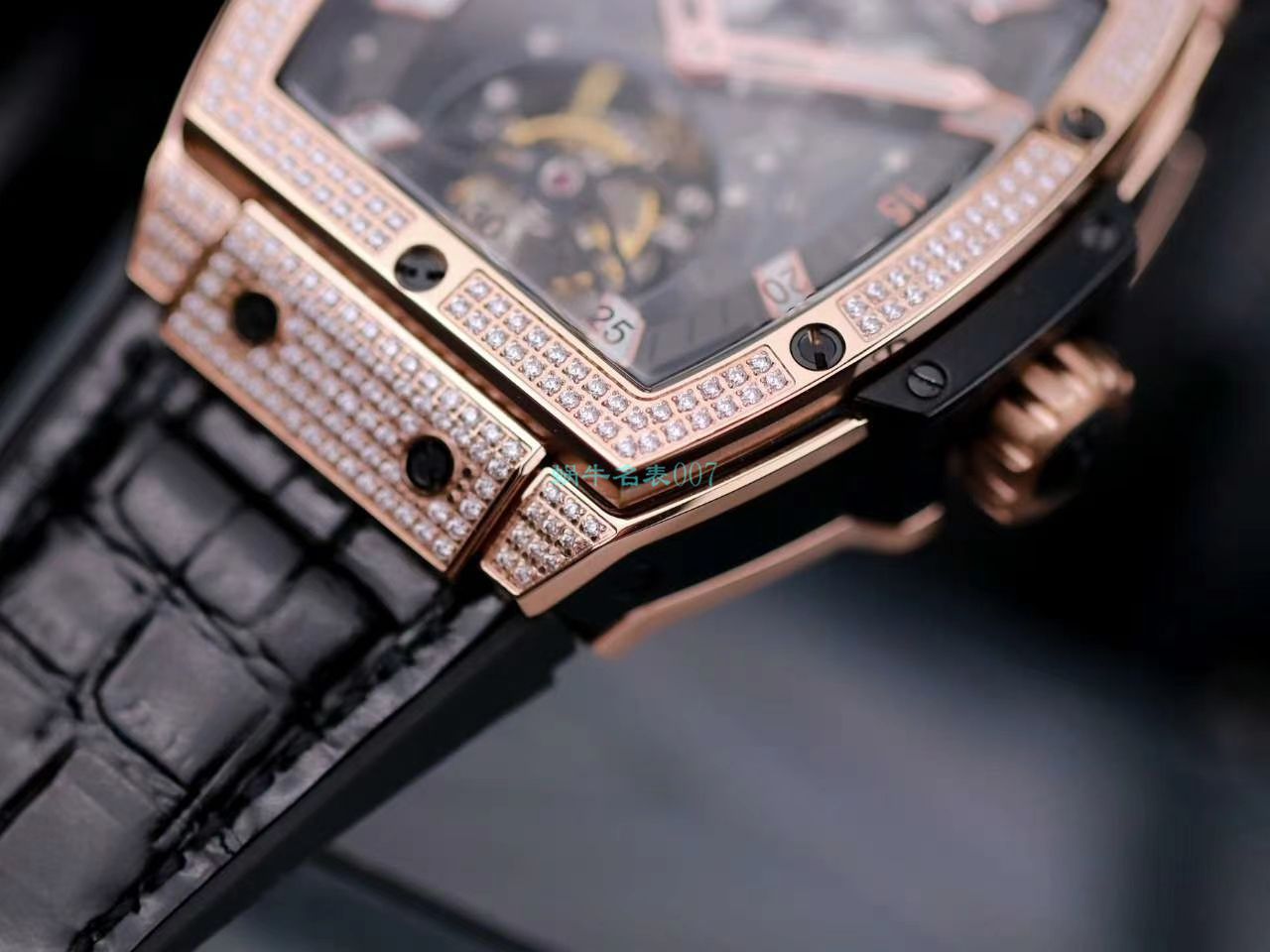 JB Factory  hublot MASTERPIECE 超A1比1高仿 Tourbillon 手表906.ND.0129.VR.AES12 / YB107