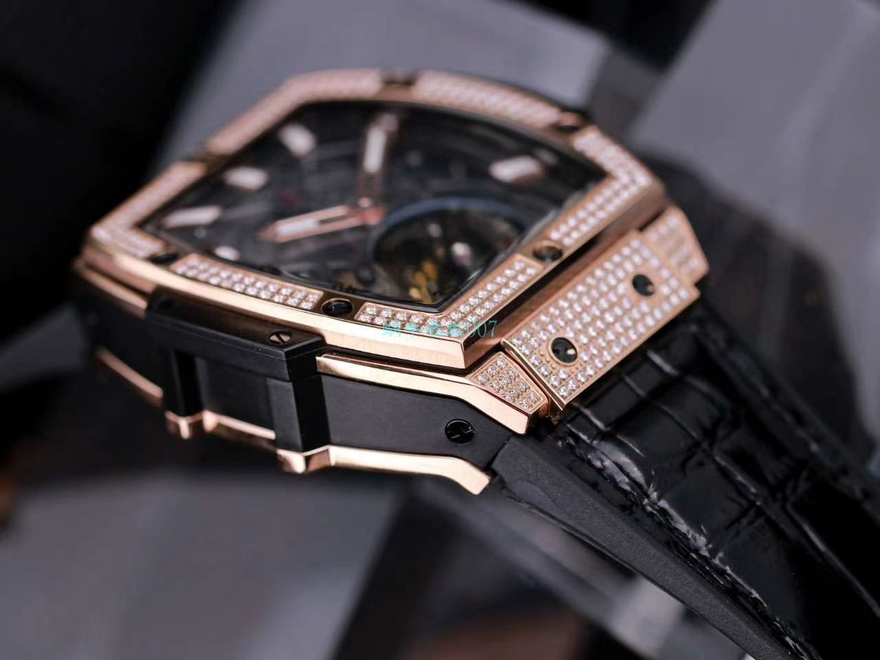 JB Factory  hublot MASTERPIECE 超A1比1高仿 Tourbillon 手表906.ND.0129.VR.AES12 / YB107