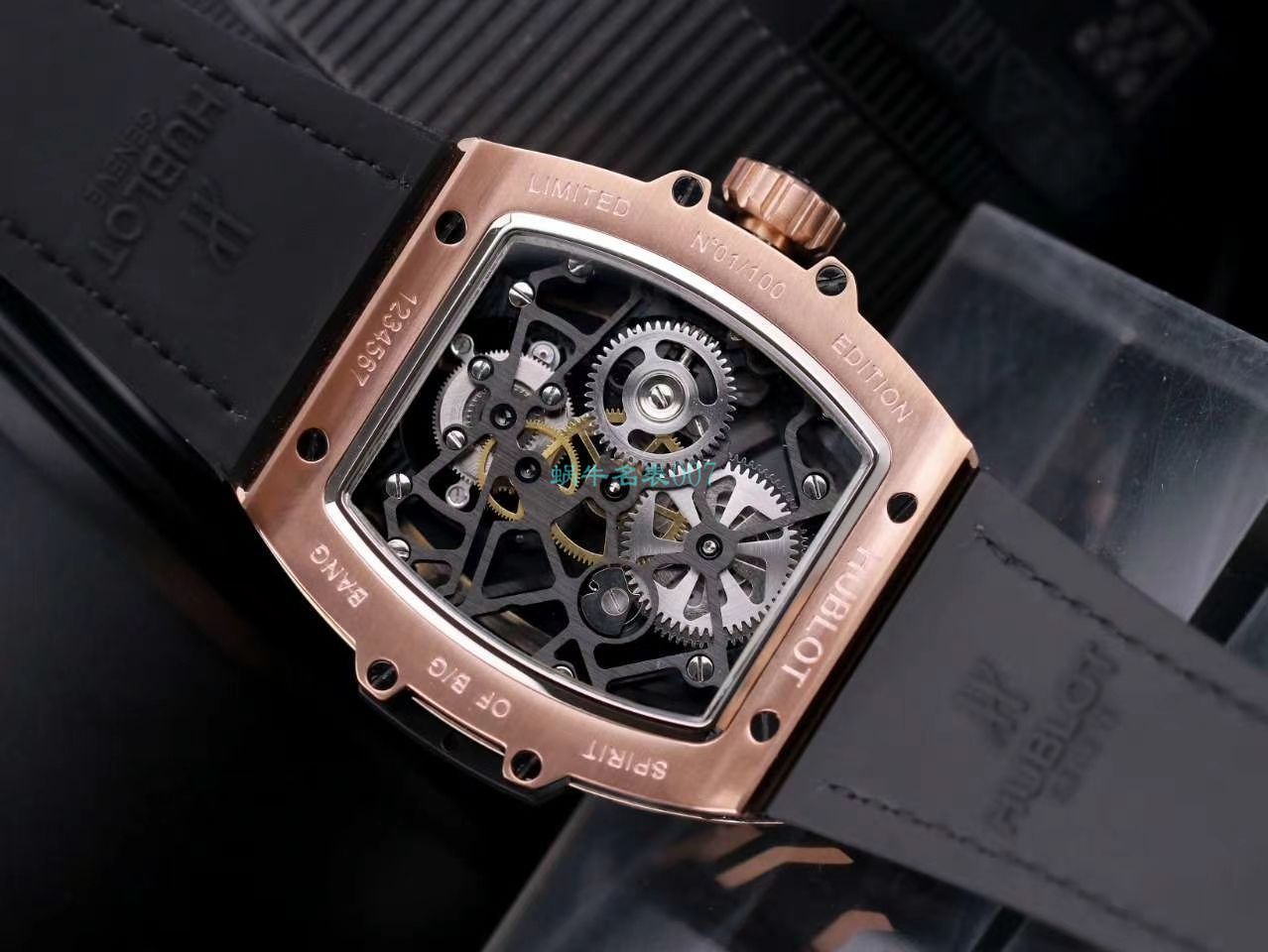 JB Factory  hublot MASTERPIECE 超A1比1高仿 Tourbillon 手表906.ND.0129.VR.AES12 / YB107