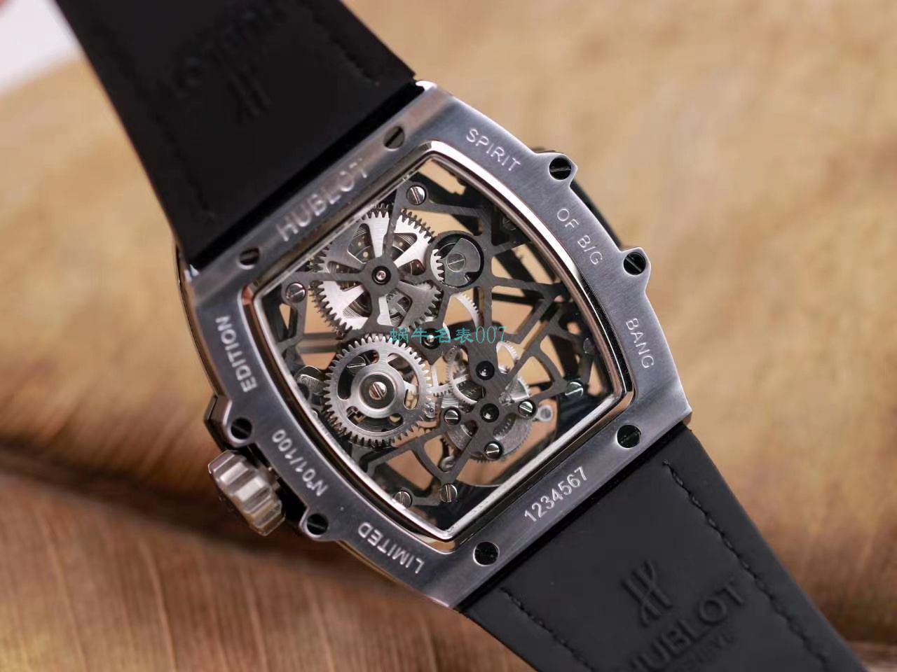 JB Factory  hublot MASTERPIECE 超A1比1高仿 Tourbillon 手表906.ND.0129.VR.AES12 / YB107