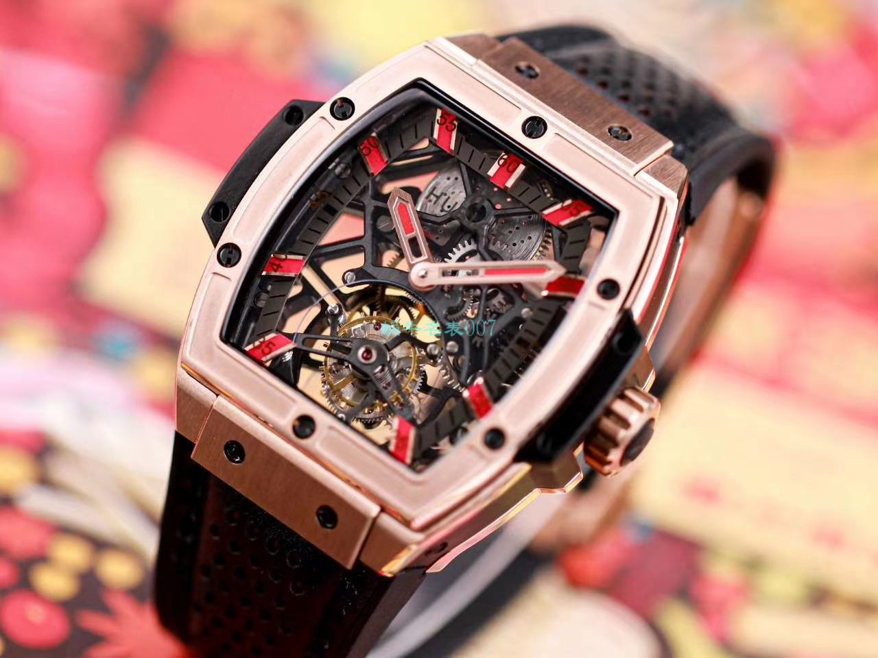 JB Factory  hublot MASTERPIECE 超A1比1高仿 Tourbillon 手表906.ND.0129.VR.AES12 / YB107