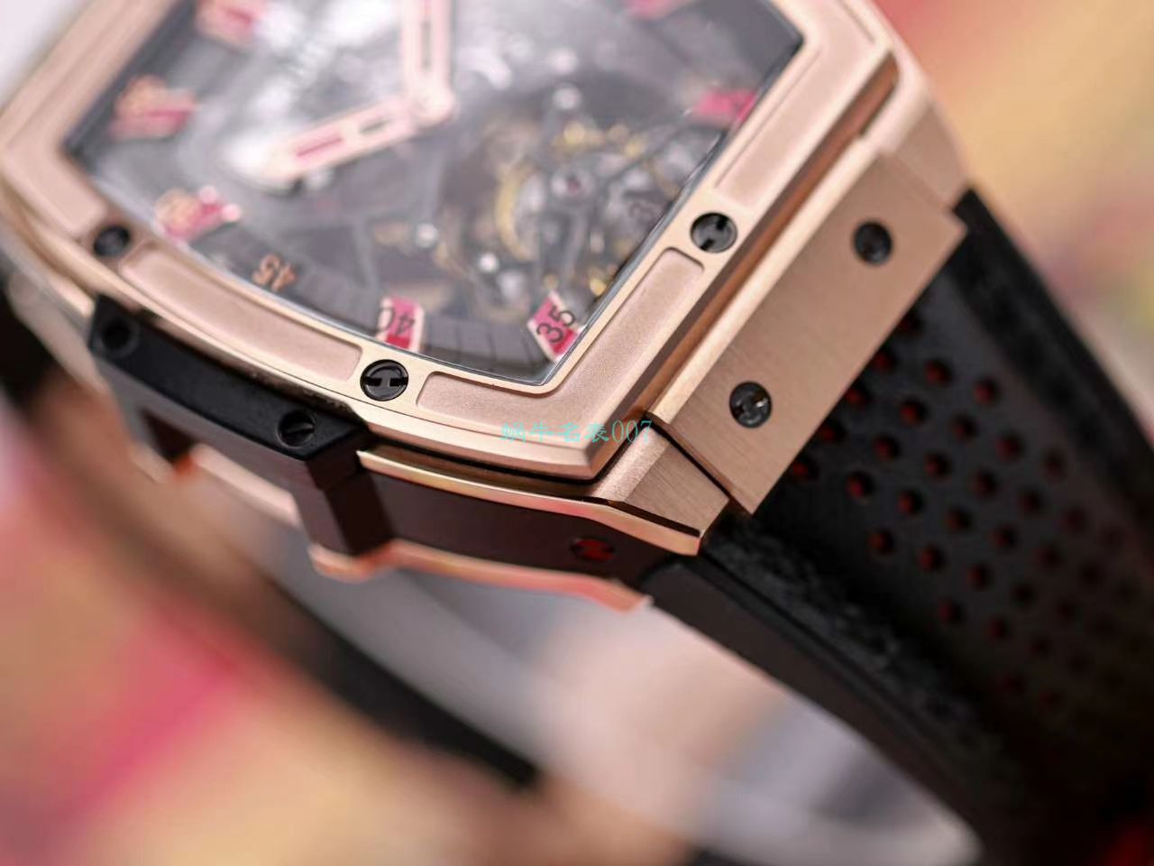 JB Factory  hublot MASTERPIECE 超A1比1高仿 Tourbillon 手表906.ND.0129.VR.AES12 / YB107