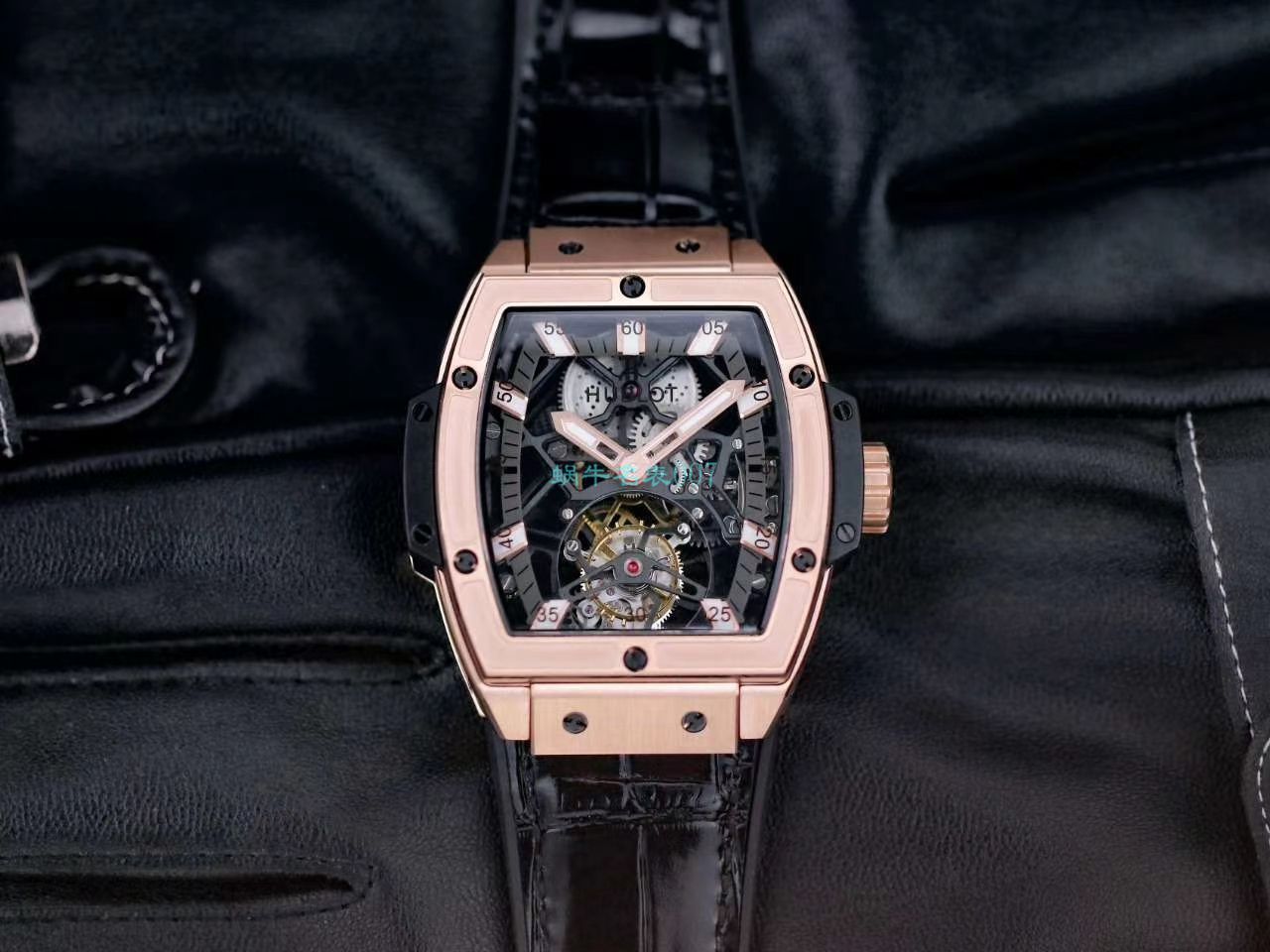 JB Factory  hublot MASTERPIECE 超A1比1高仿 Tourbillon 手表906.ND.0129.VR.AES12 / YB107