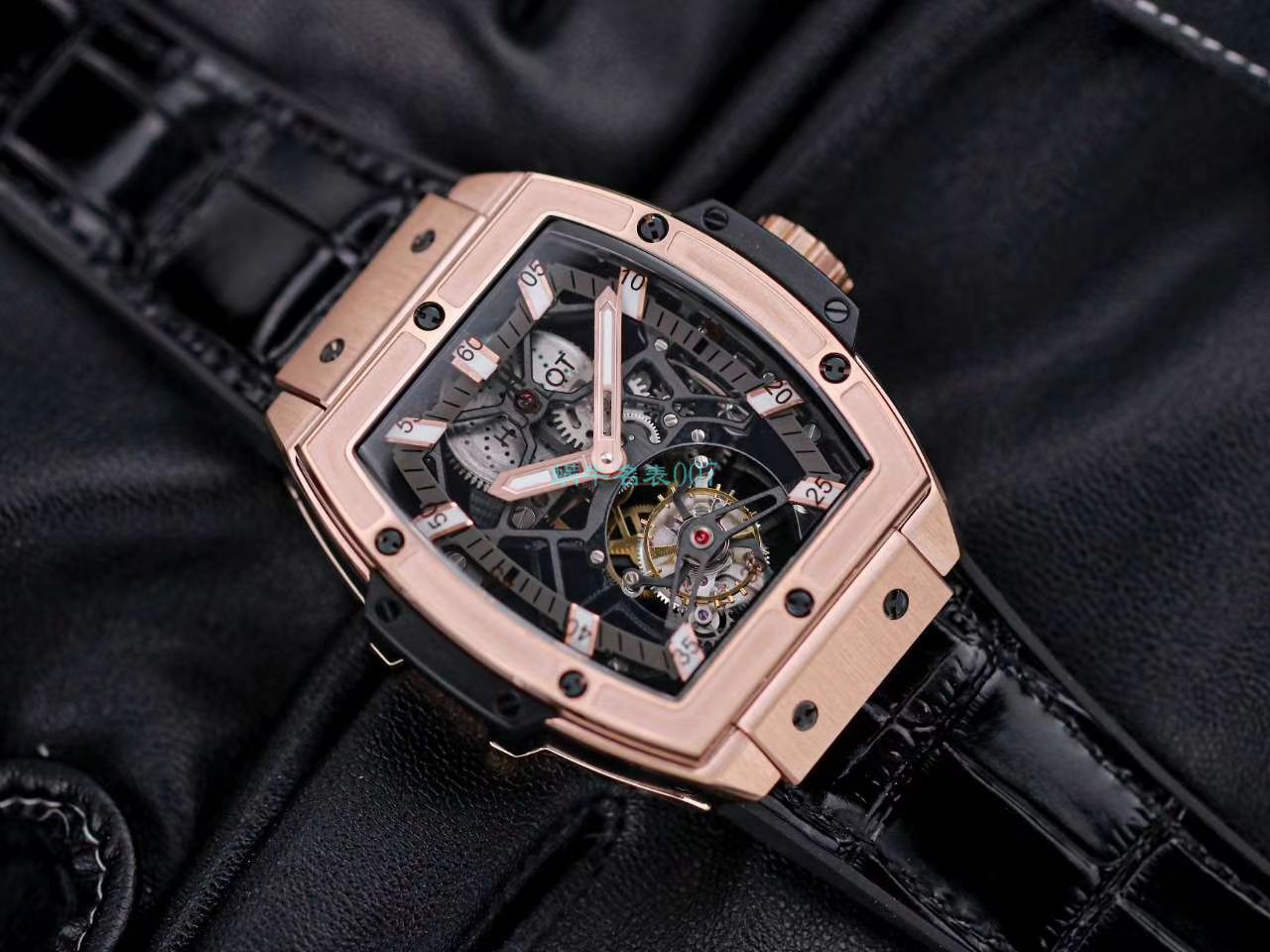 JB Factory  hublot MASTERPIECE 超A1比1高仿 Tourbillon 手表906.ND.0129.VR.AES12 / YB107