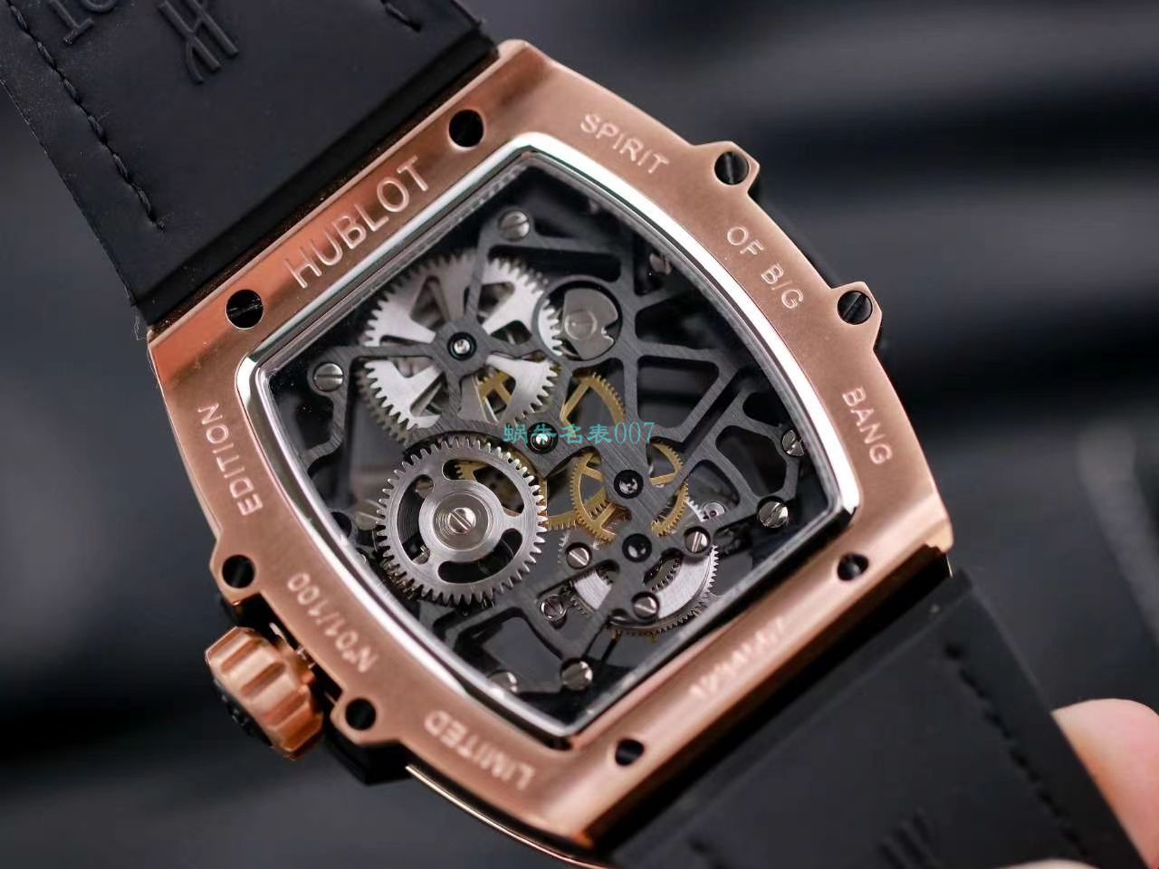 JB Factory  hublot MASTERPIECE 超A1比1高仿 Tourbillon 手表906.ND.0129.VR.AES12 / YB107