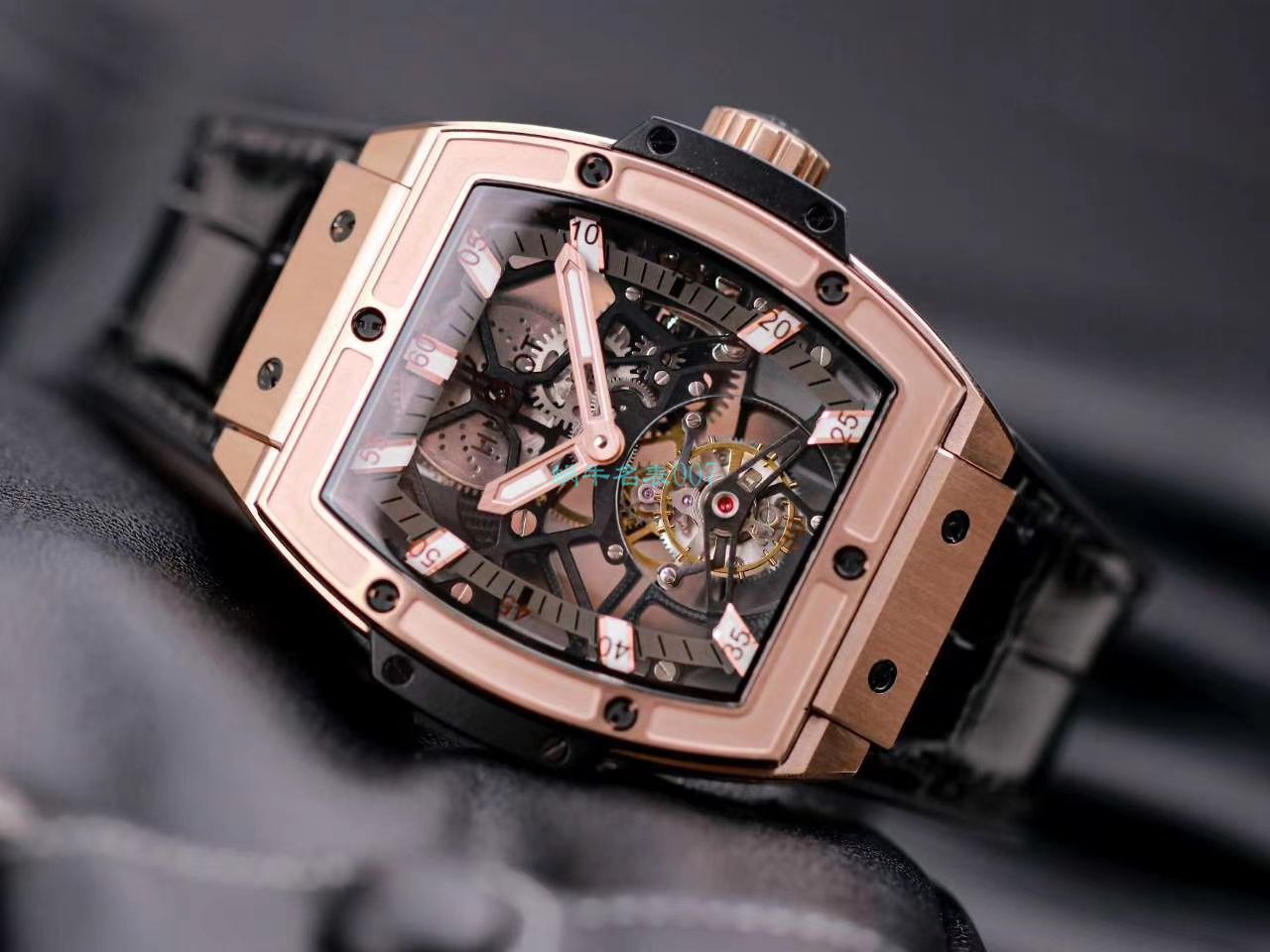 JB Factory  hublot MASTERPIECE 超A1比1高仿 Tourbillon 手表906.ND.0129.VR.AES12 / YB107