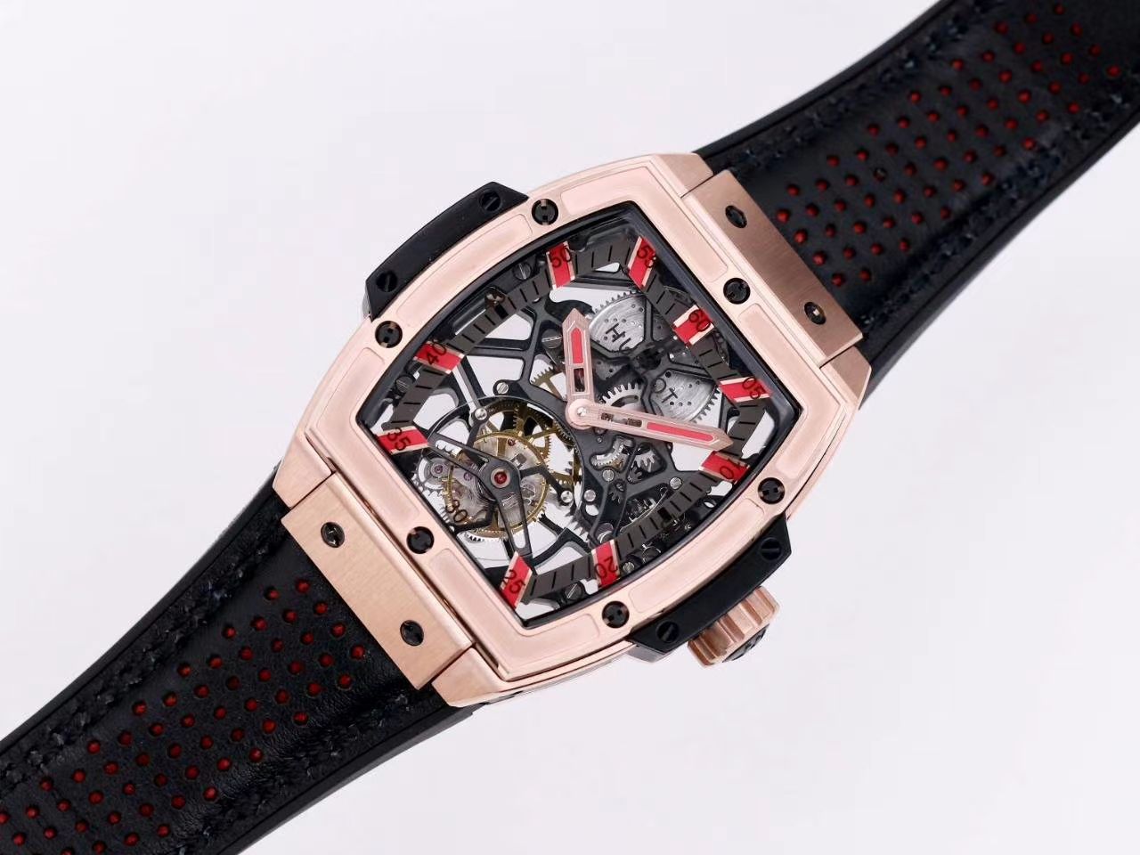 JB Factory  hublot MASTERPIECE 超A1比1高仿 Tourbillon 手表906.ND.0129.VR.AES12 / YB107