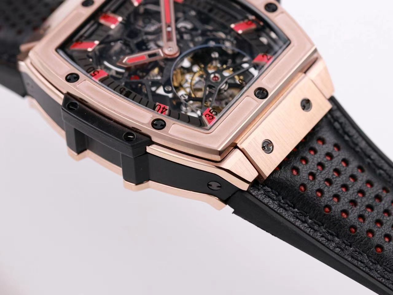 JB Factory  hublot MASTERPIECE 超A1比1高仿 Tourbillon 手表906.ND.0129.VR.AES12 / YB107