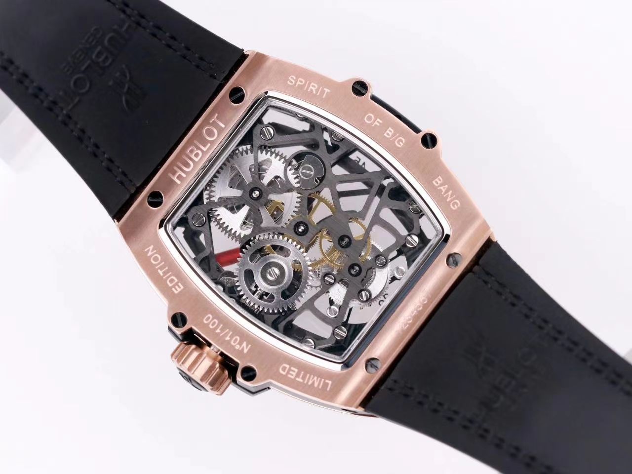 JB Factory  hublot MASTERPIECE 超A1比1高仿 Tourbillon 手表906.ND.0129.VR.AES12 / YB107
