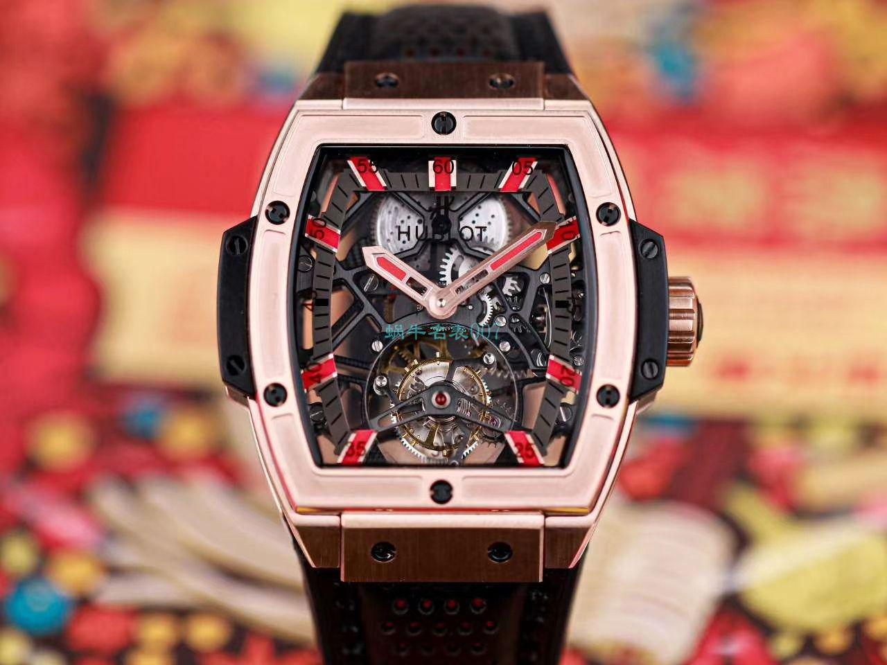 V9 Factory  hublot MASTERPIECE Tourbillon 超A1比1高精仿手表906.OX.0123.VR.AES13 wrist watch  / YB108