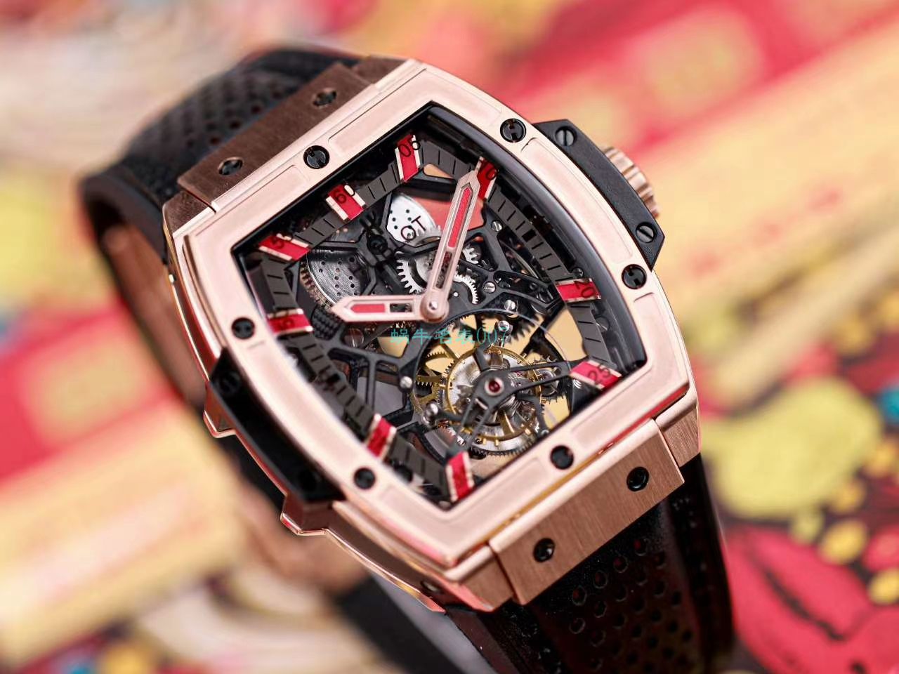 V9 Factory  hublot MASTERPIECE Tourbillon 超A1比1高精仿手表906.OX.0123.VR.AES13 wrist watch  / YB108