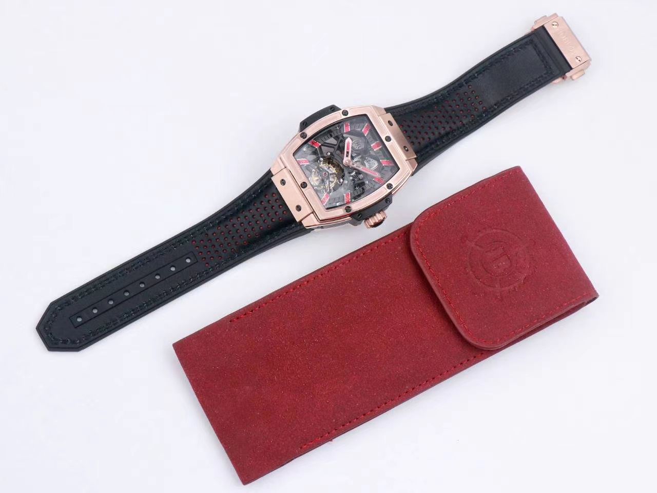 V9 Factory  hublot MASTERPIECE Tourbillon 超A1比1高精仿手表906.OX.0123.VR.AES13 wrist watch  / YB108