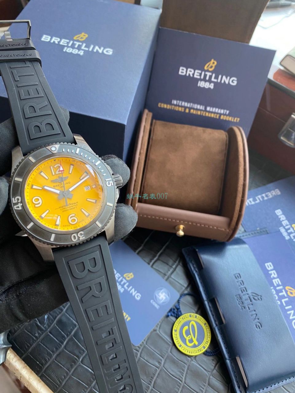 【渠道原单】 Breitling 超级海洋系列M17368D71I1S1 wrist watch  / BL200