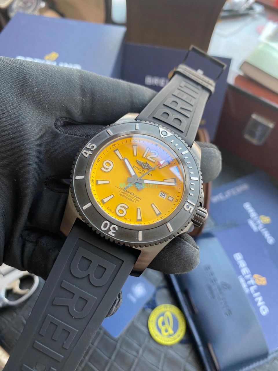 【渠道原单】 Breitling 超级海洋系列M17368D71I1S1 wrist watch  / BL200