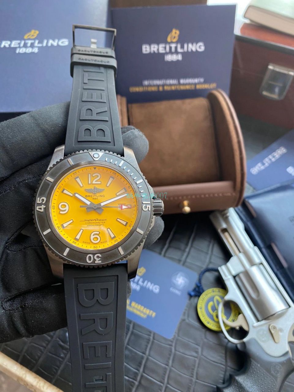【渠道原单】 Breitling 超级海洋系列M17368D71I1S1 wrist watch  / BL200