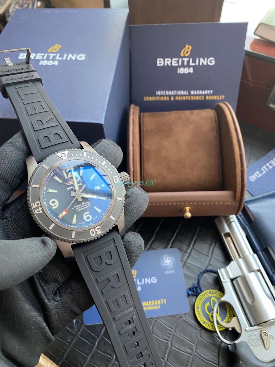 【渠道原单】 Breitling 超级海洋系列M17368B71B1S2（针扣） wrist watch  / BL202